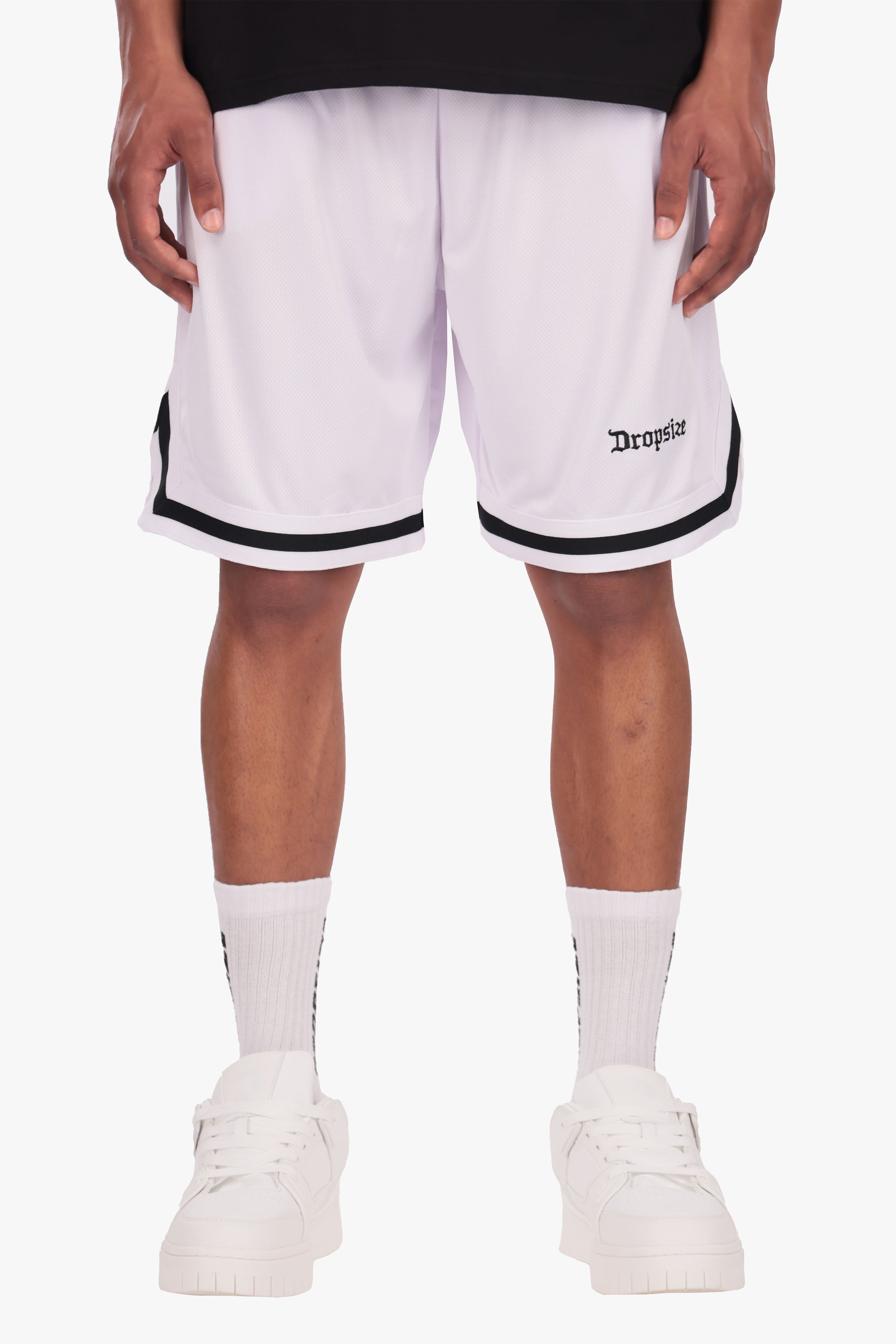 LOGO MESH SHORT WHITE/BLACK