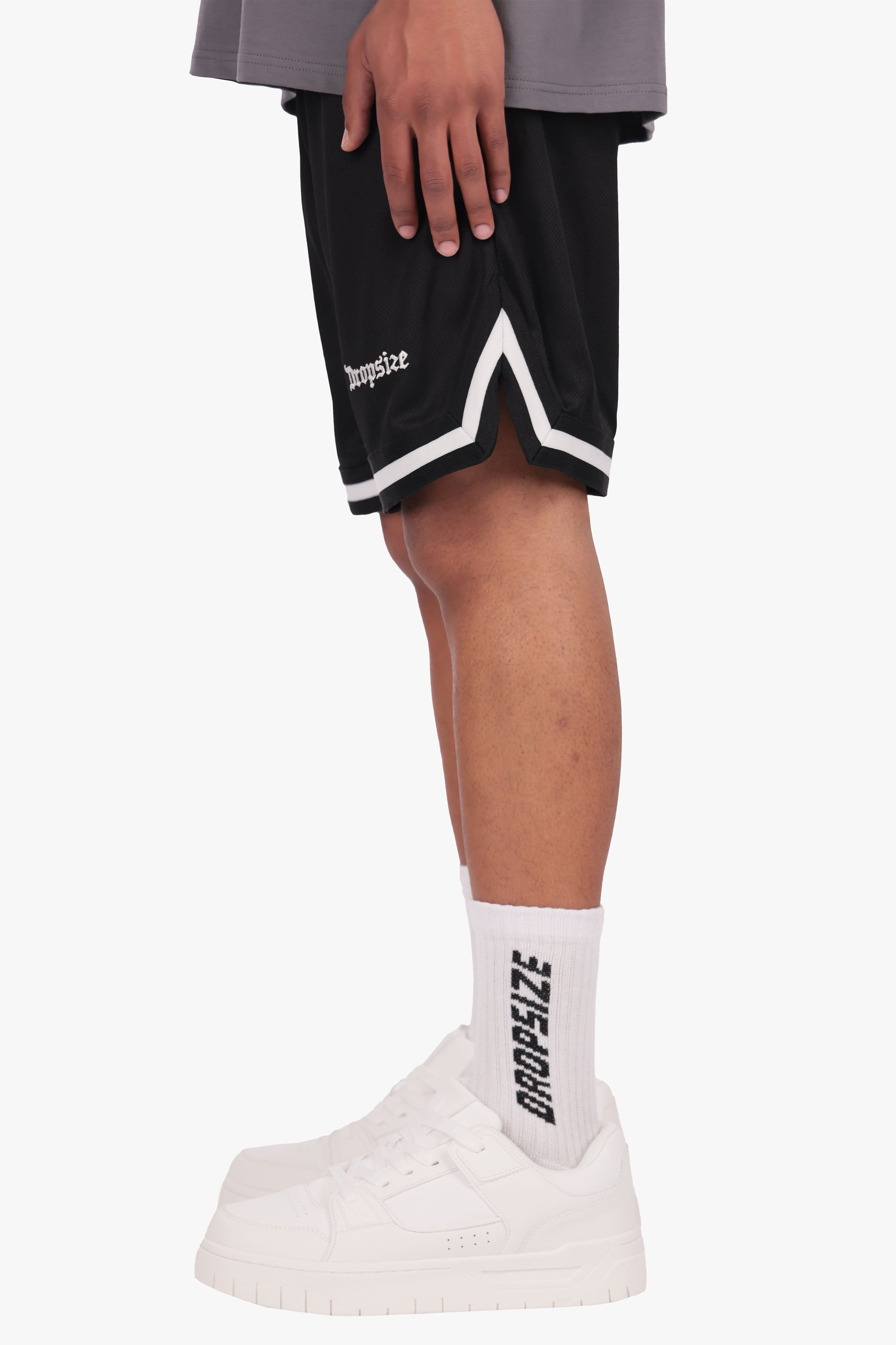 LOGO MESH SHORT BLACK/WHITE