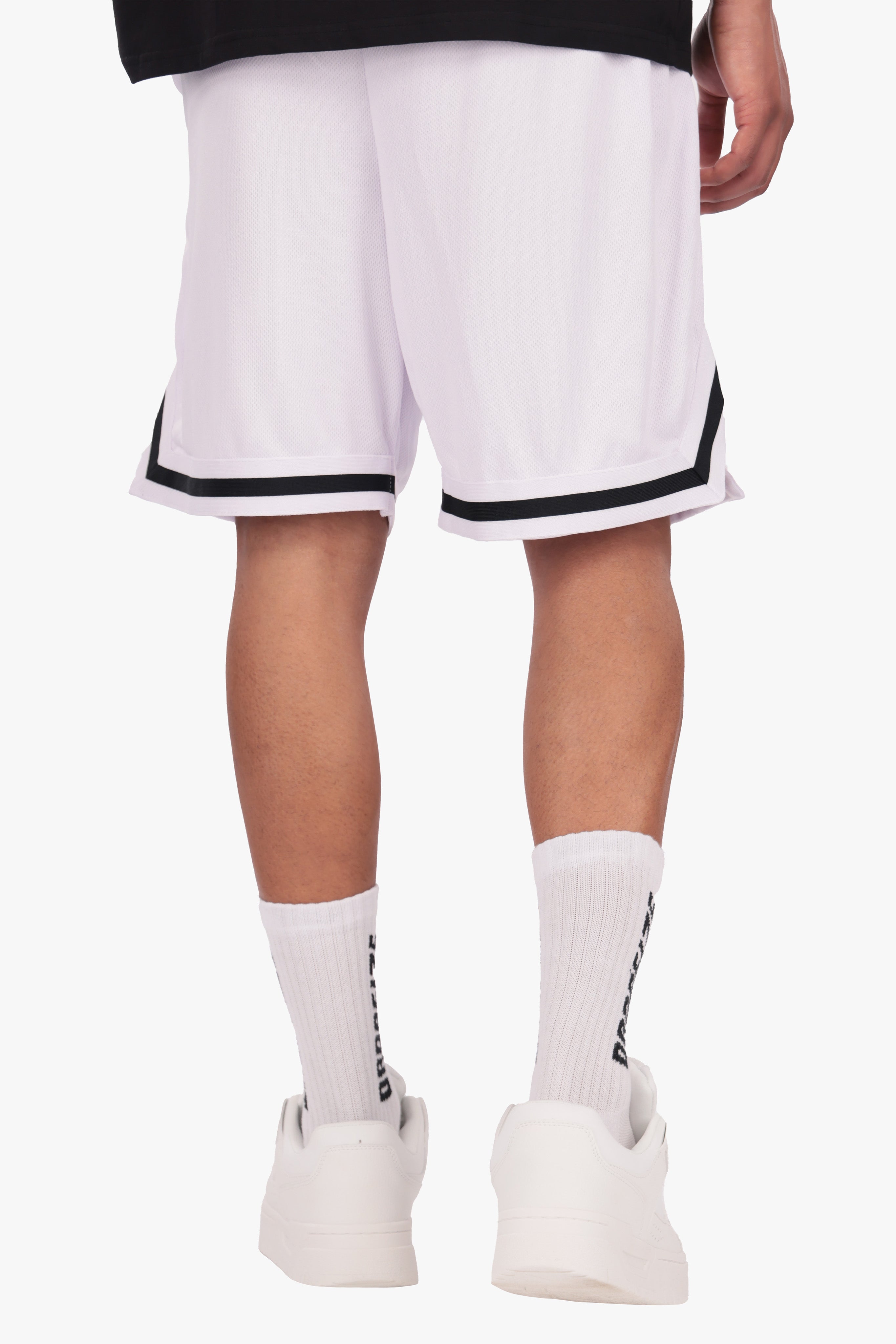 LOGO MESH SHORT WHITE/BLACK