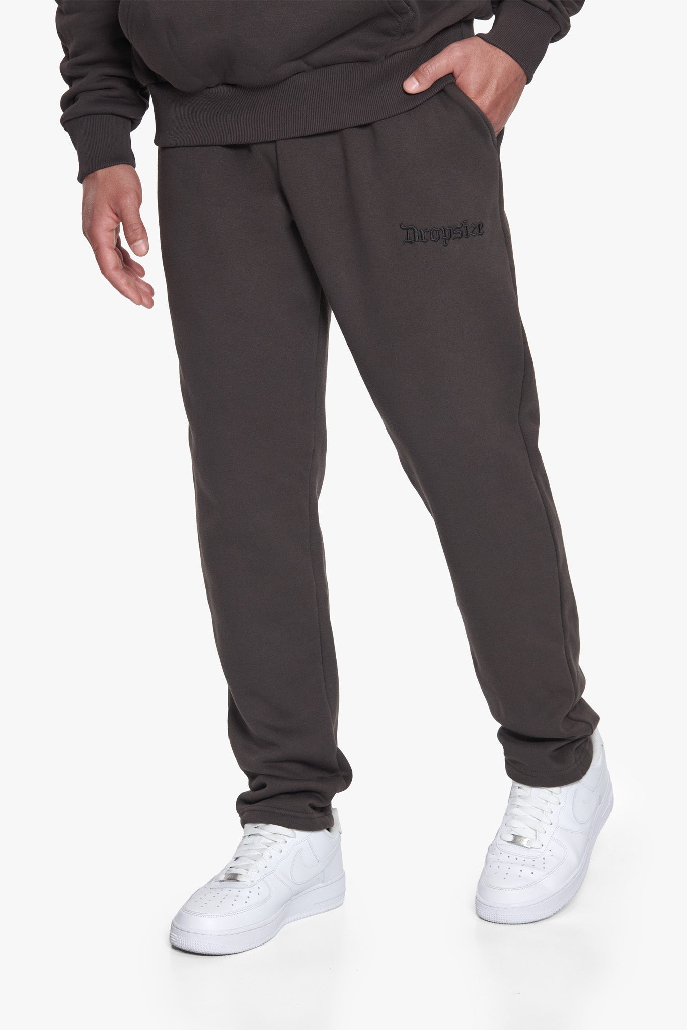 LOGO SWEAT PANTS WASHED BLACK