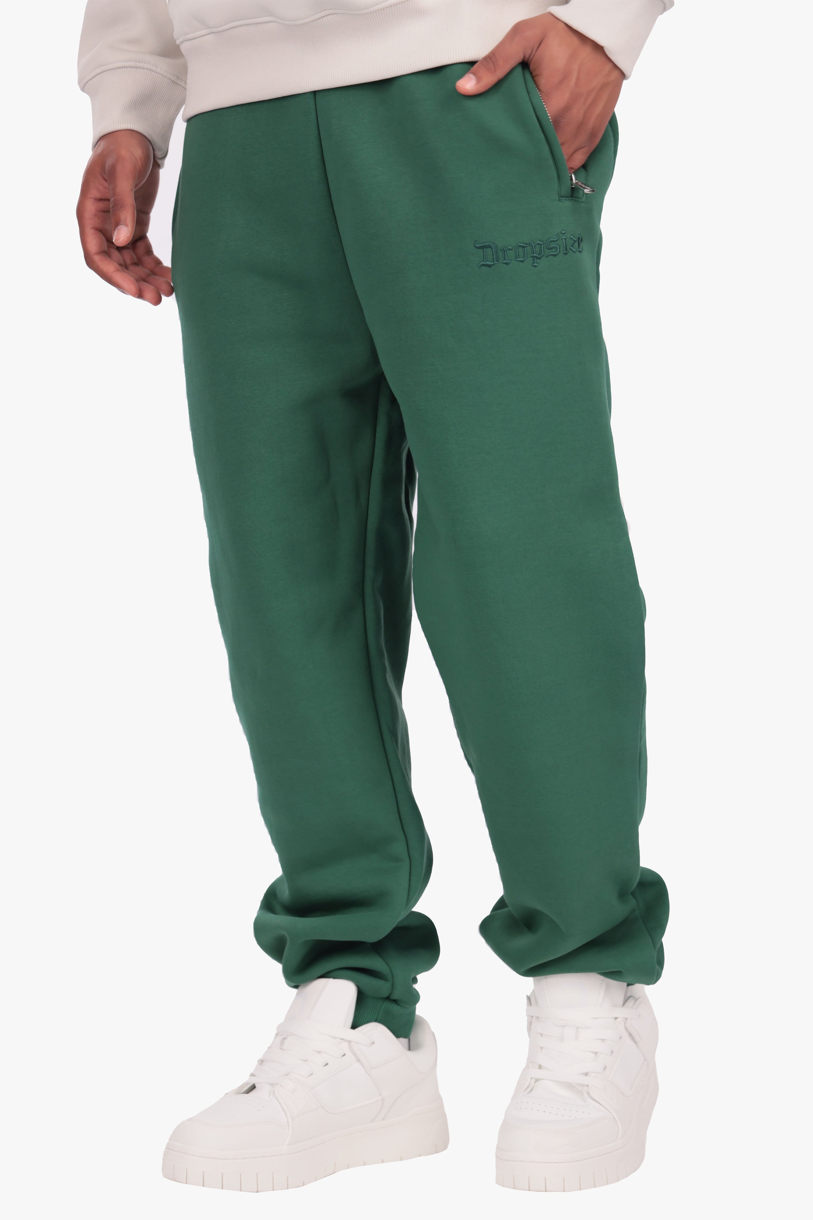 HEAVY NEXT GEN LOGO PRINT JOGGER WASHED GREEN