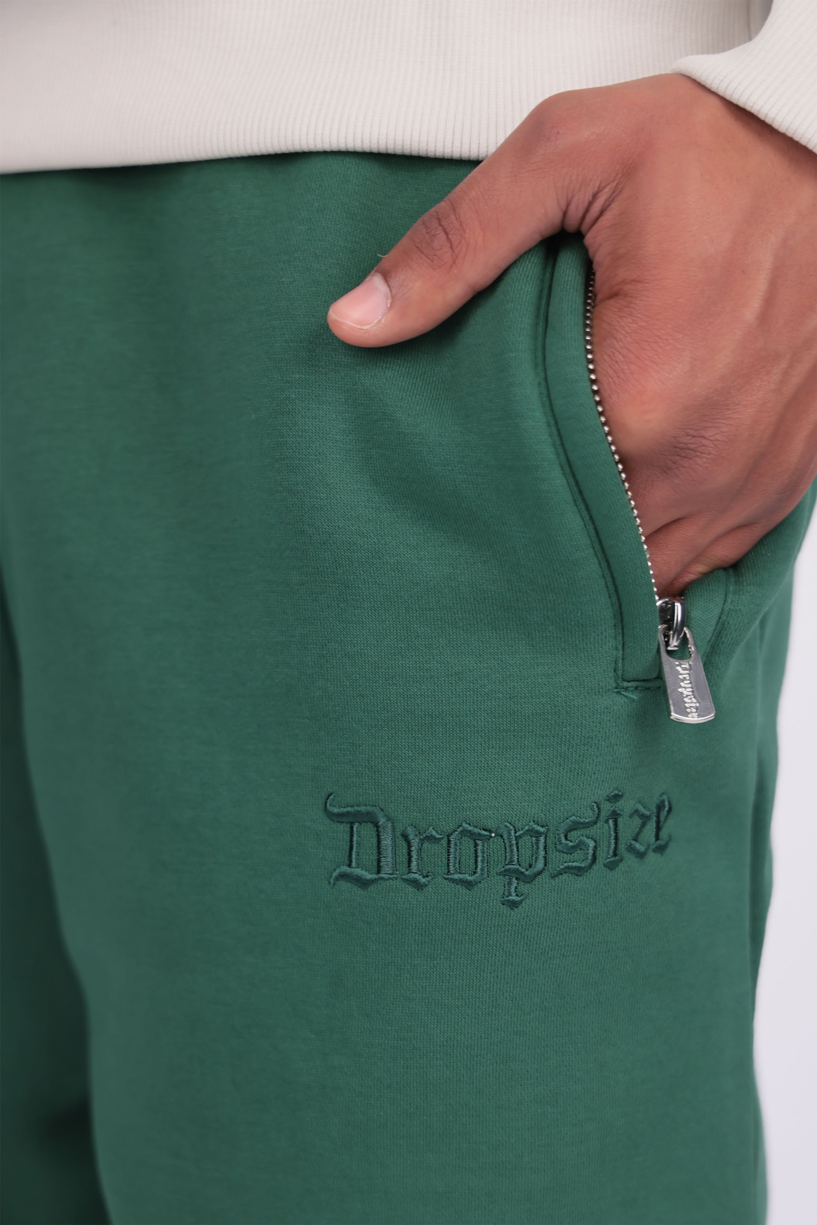 HEAVY NEXT GEN LOGO PRINT JOGGER WASHED GREEN