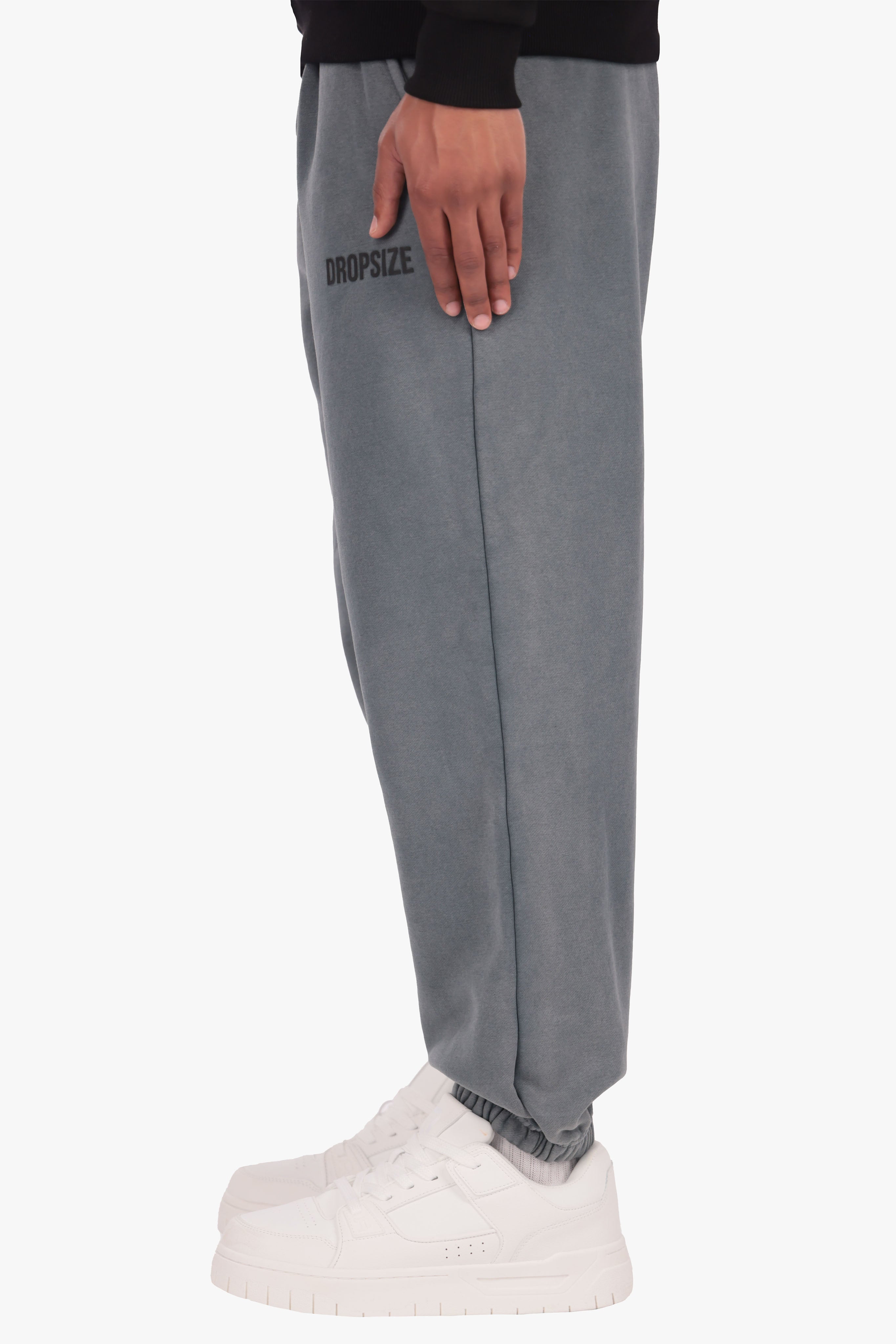 HEAVY LOOSE FIT JOGGER ACID WASHED GREY