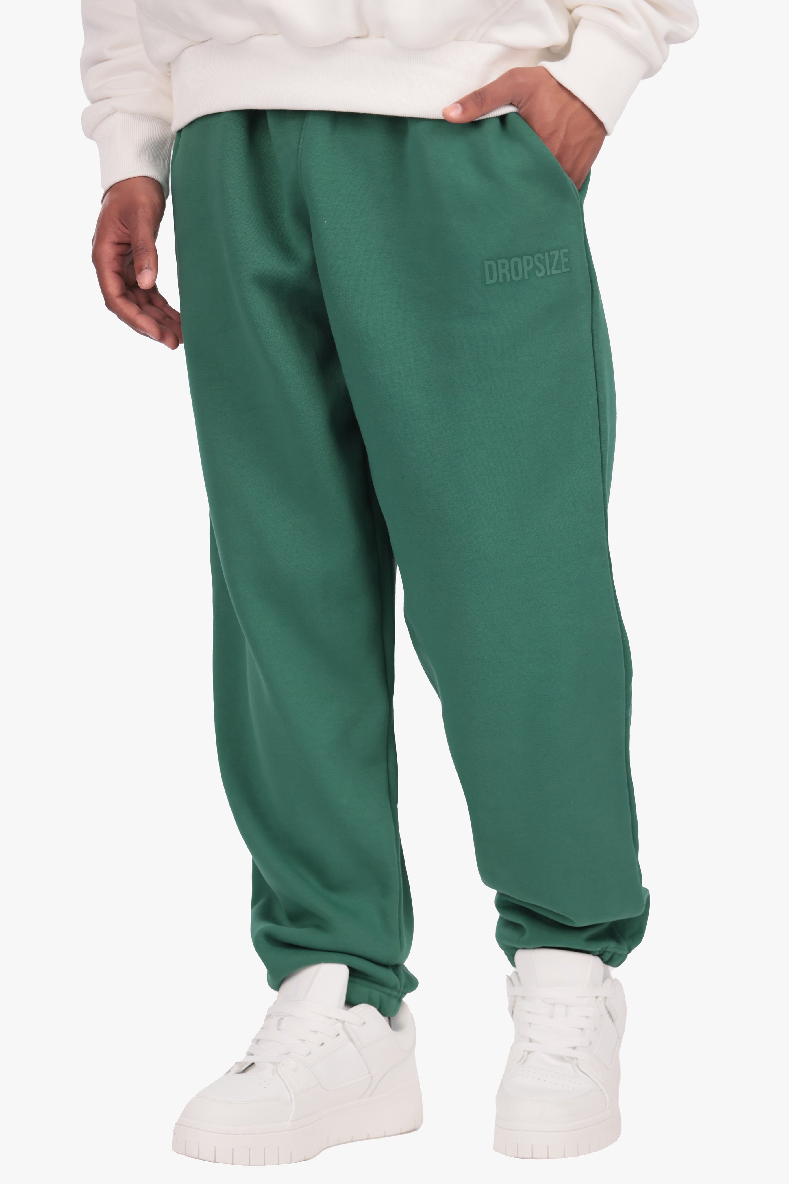 HEAVY LOOSE FIT JOGGER WASHED GREEN