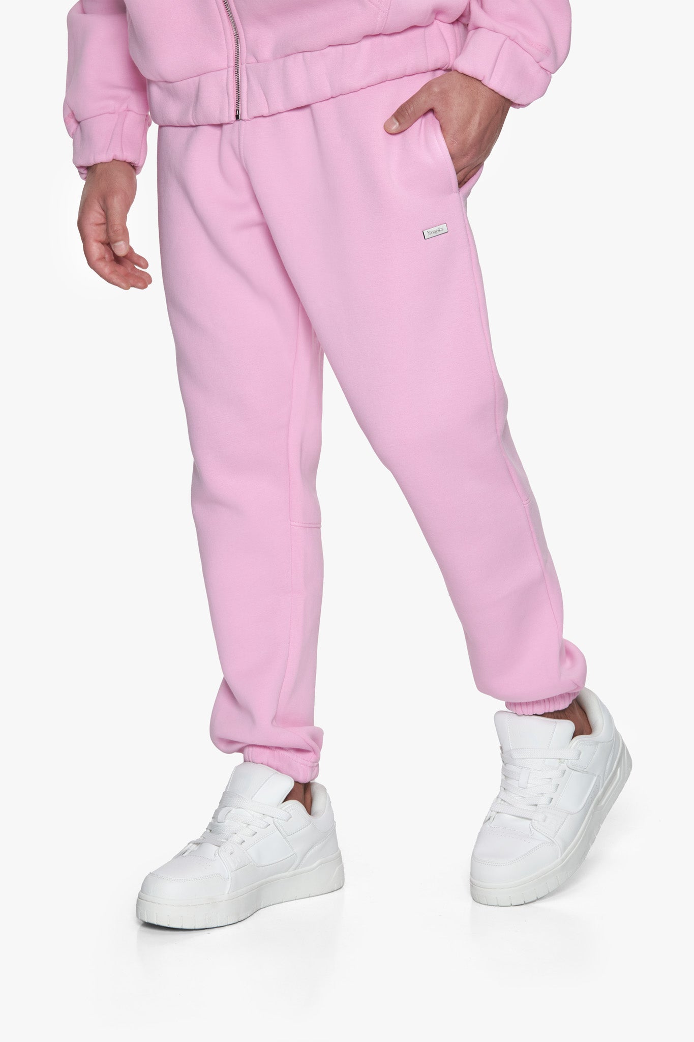 METAL PATCH JOGGER PINK