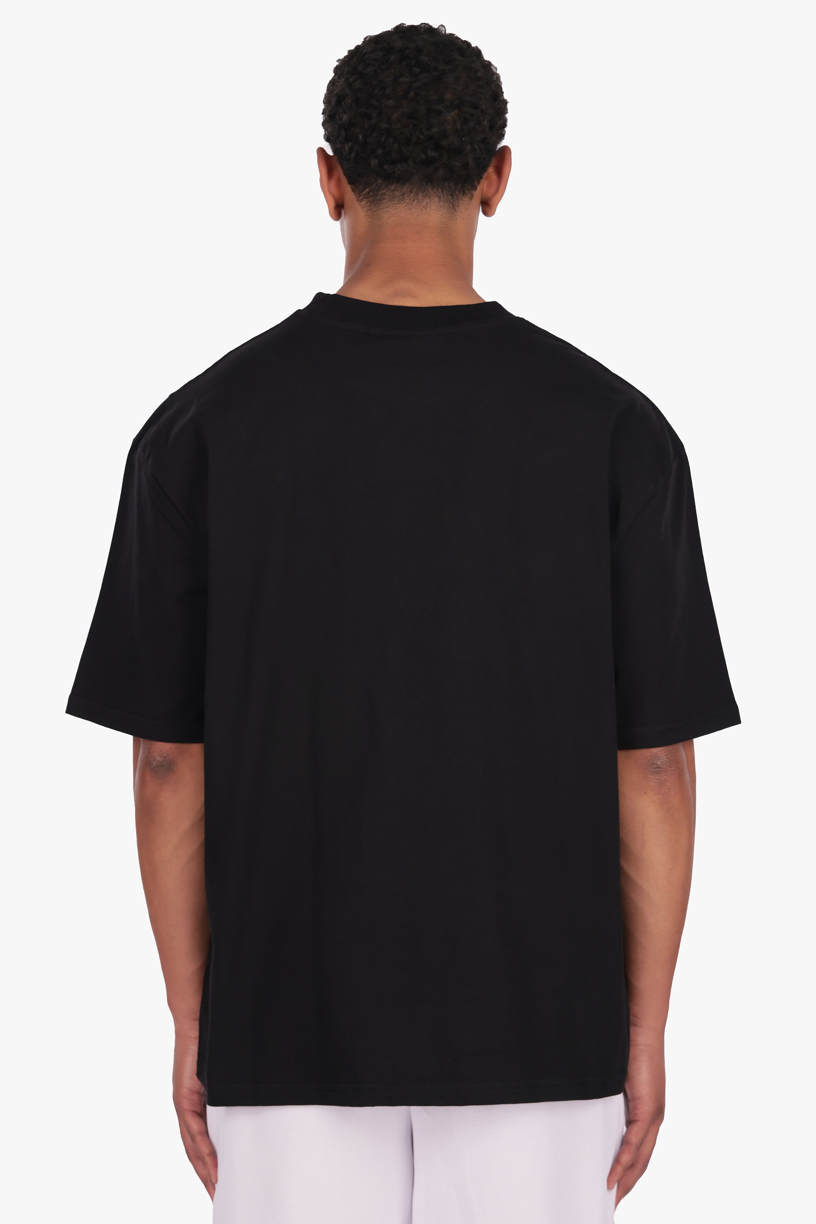 HEAVY OVERSIZE EMBO T-SHIRT BLACK