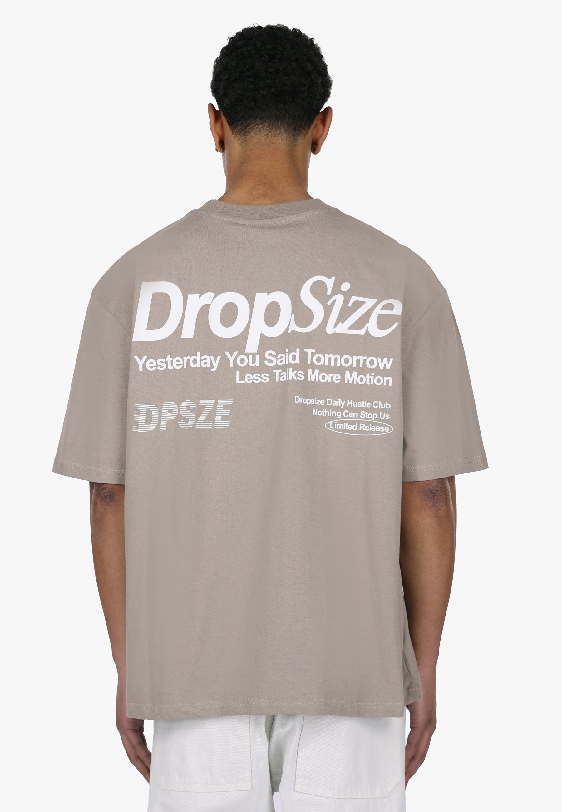 HEAVY OVERSIZE YESTERDAY T-SHIRT SIMPLY TAUPE