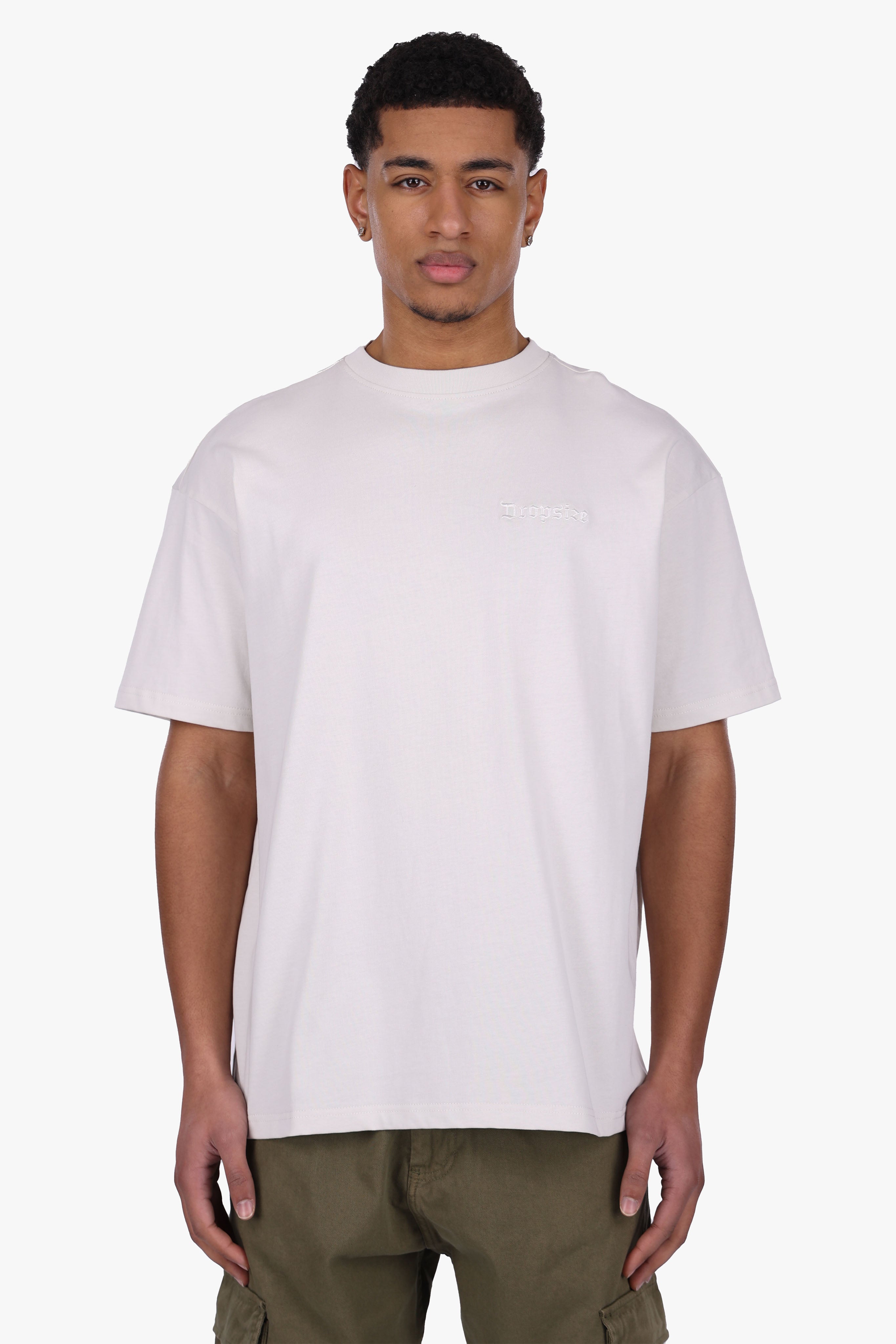 REGULAR FIT T-SHIRT LIGHT GREY