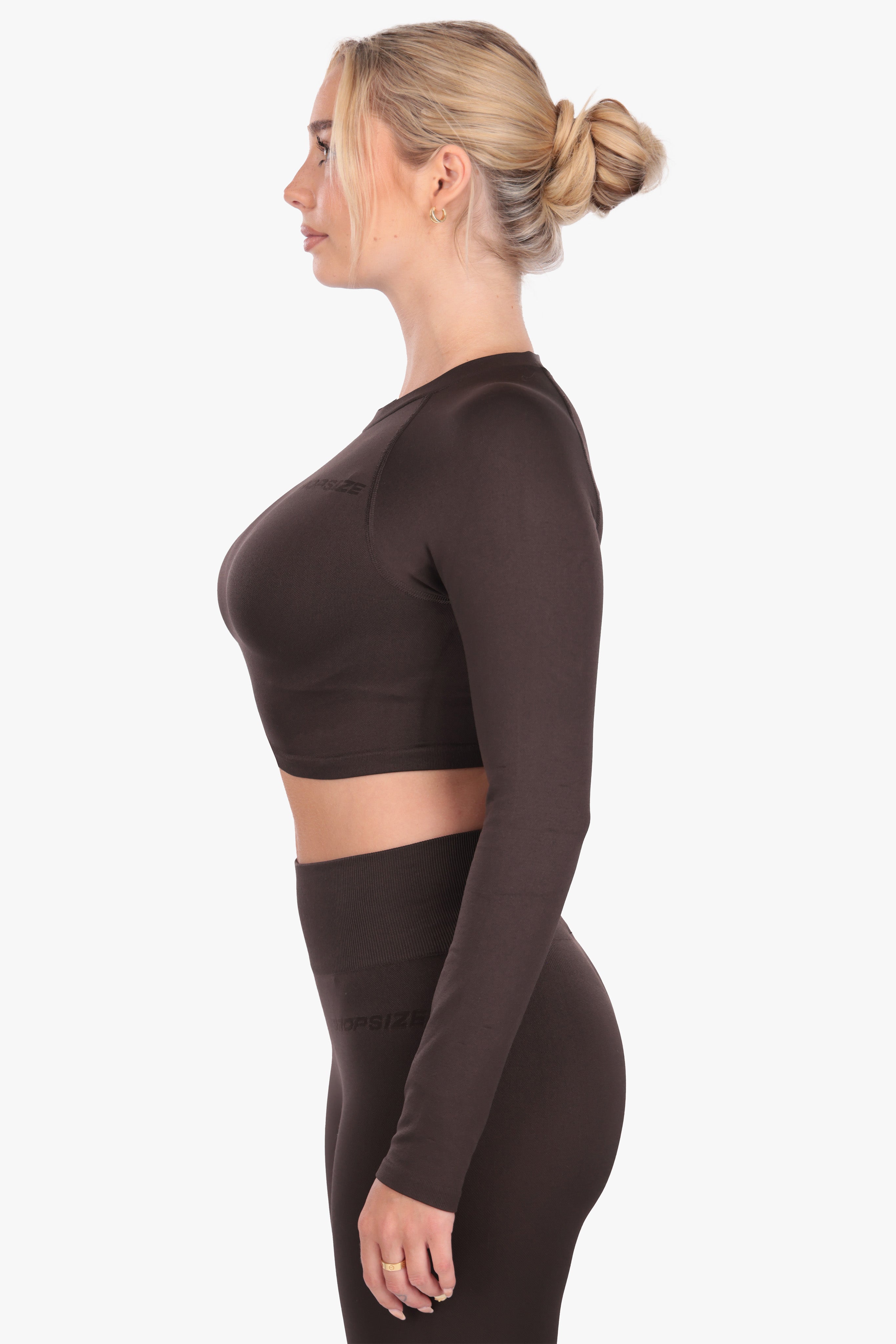 WOMEN ACTIVEWEAR SET CHOCLATE