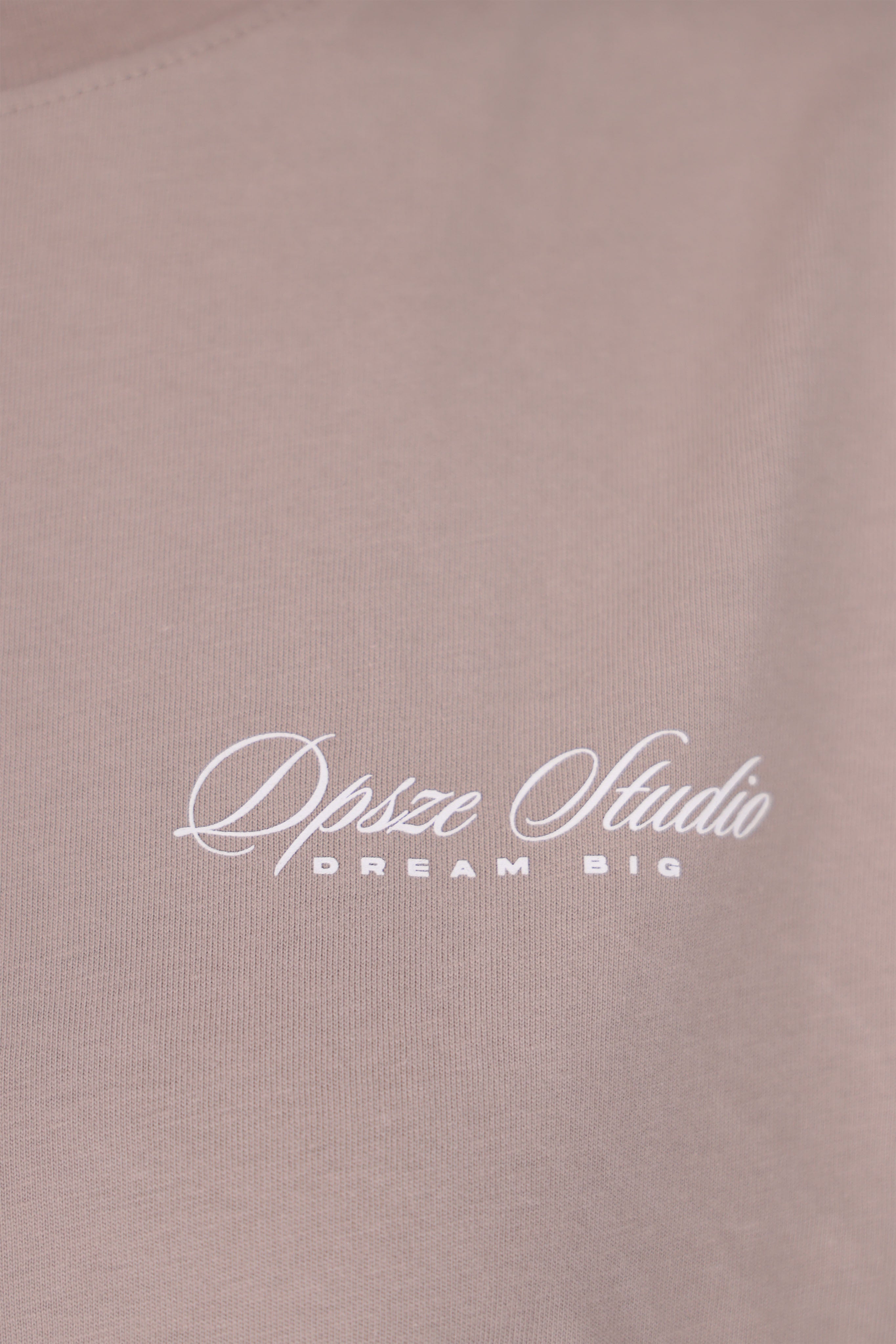 HEAVY OVERSIZE NEW STUDIO T-SHIRT SIMPLY TAUPE