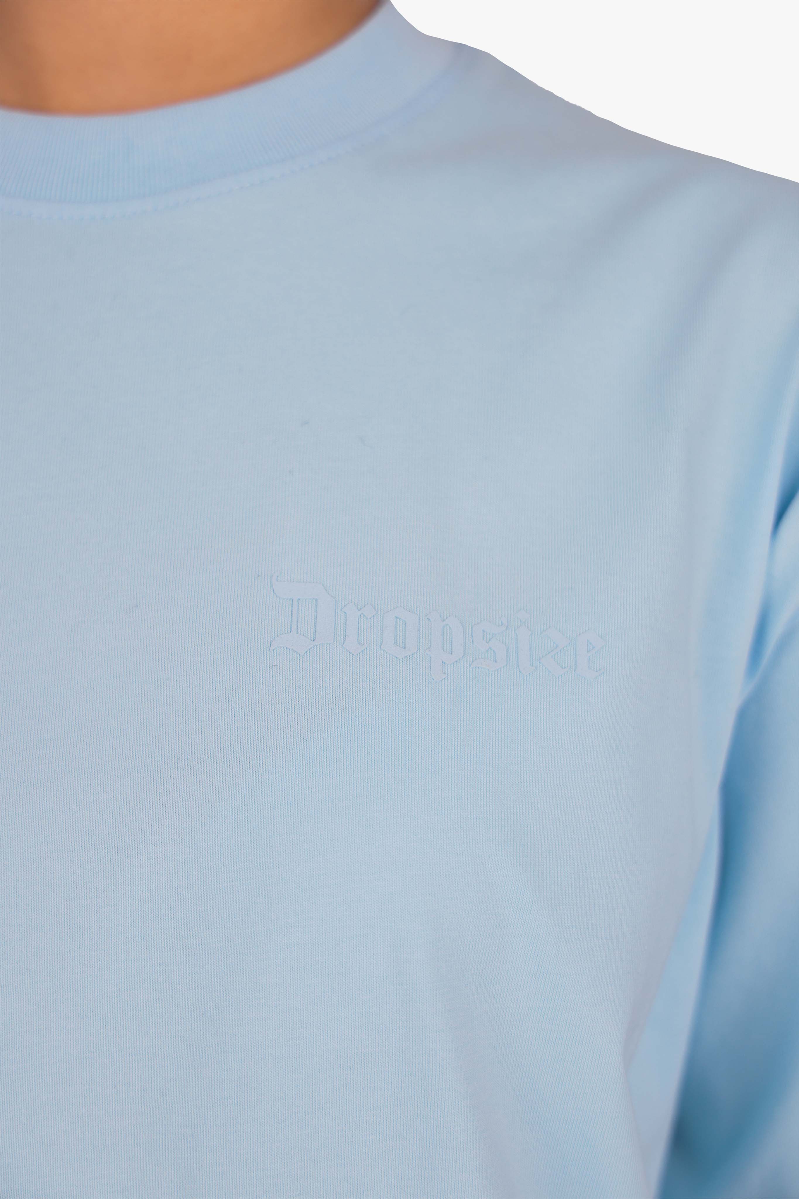 WOMEN BASIC COZY T-SHIRT BABY BLUE