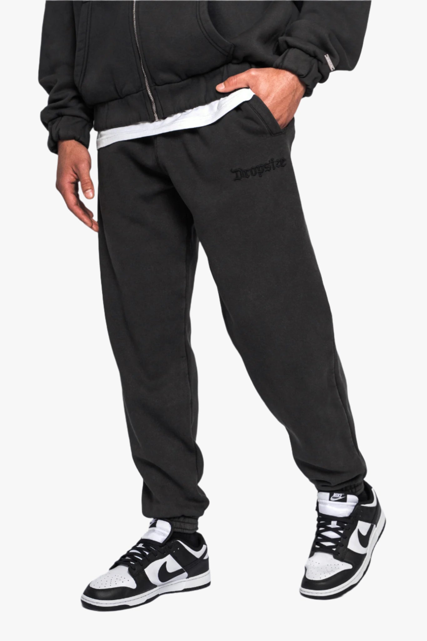 EMBO V2 JOGGER ACID WASHED BLACK