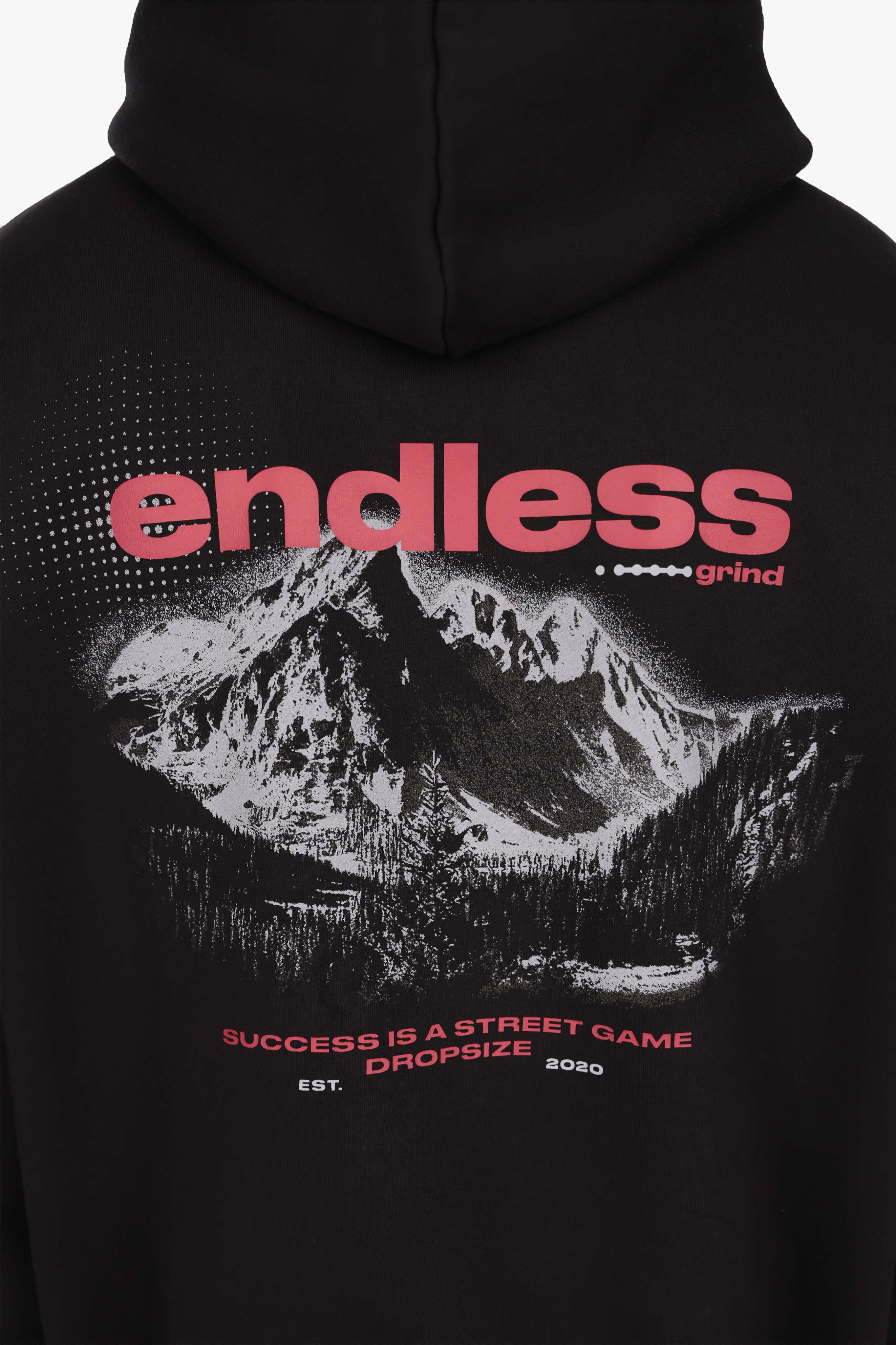 DROPSIZE GRIND HOODIE BLACK
