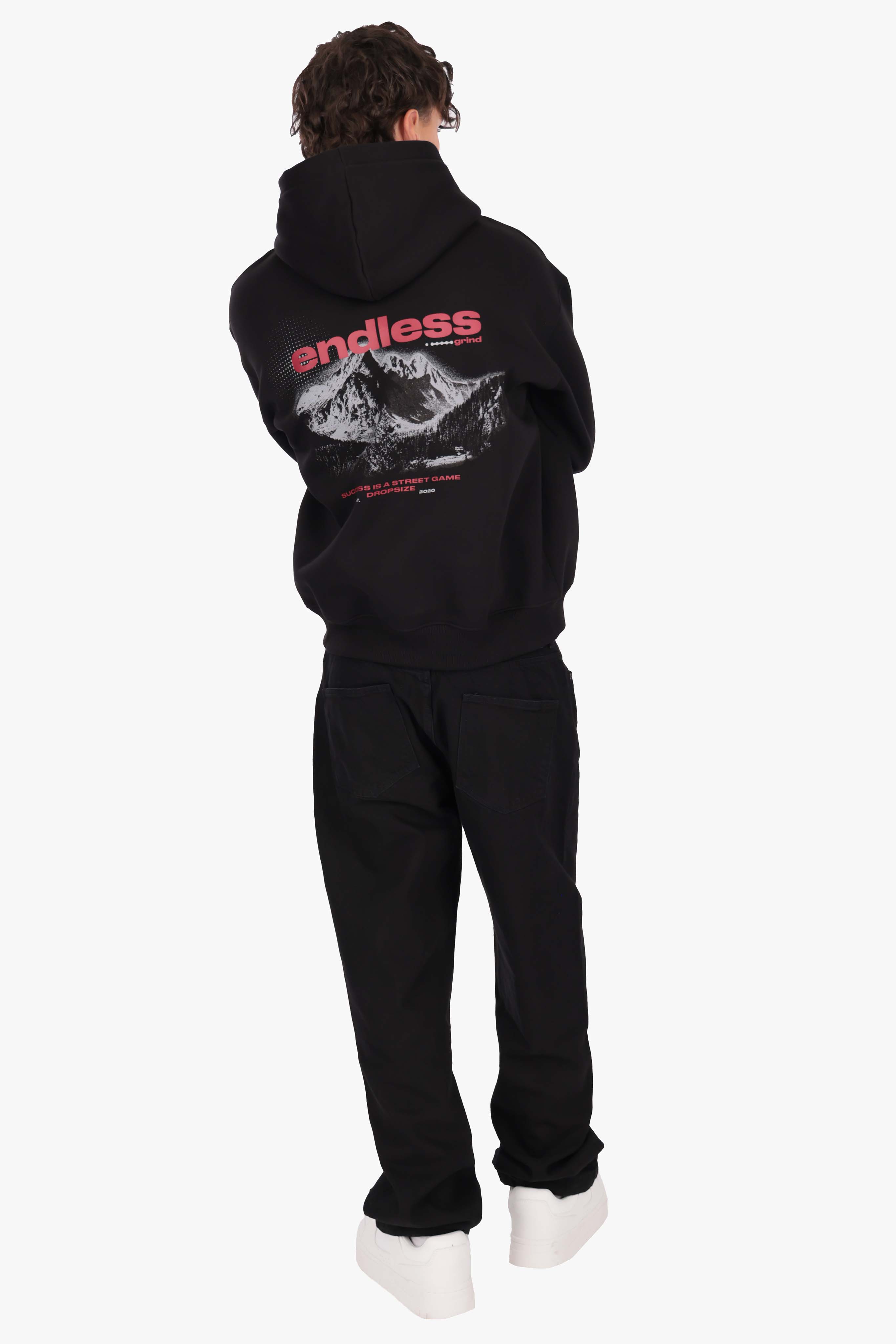 DROPSIZE GRIND HOODIE BLACK