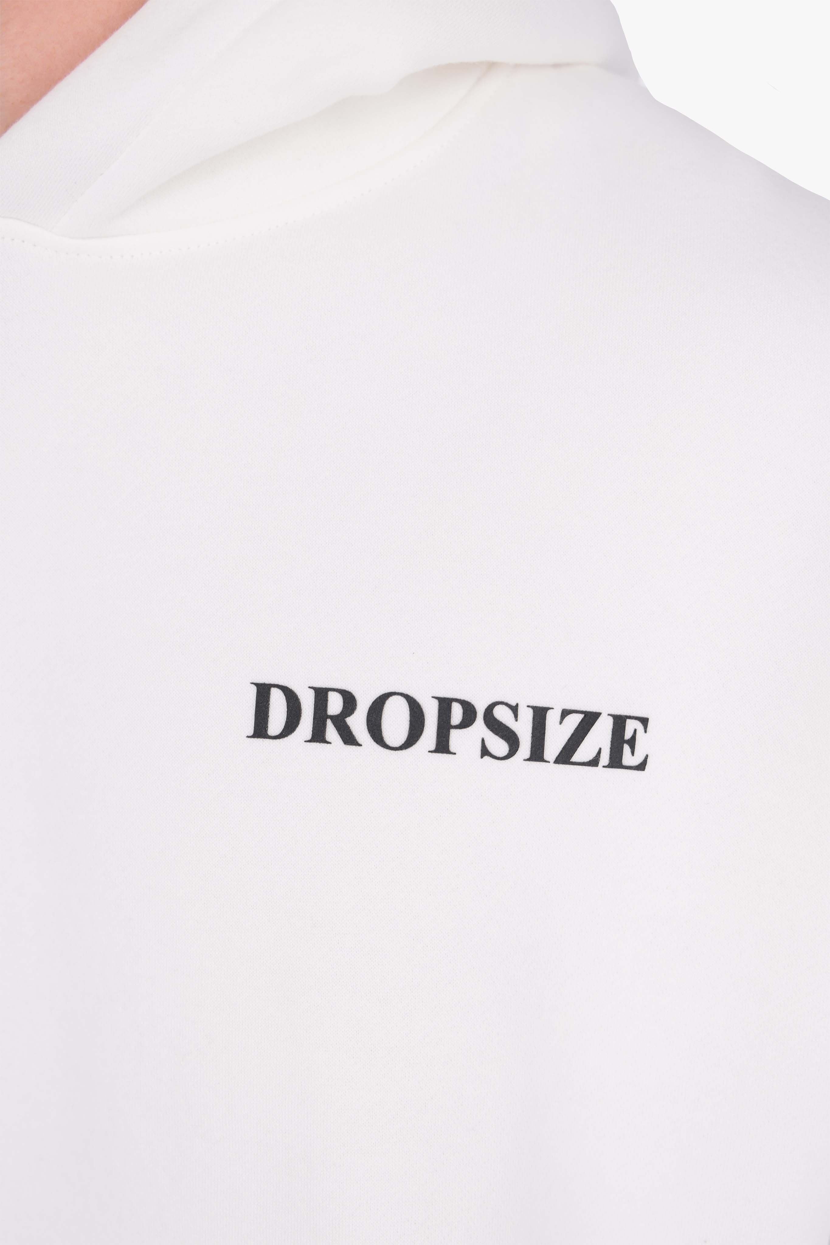 HEAVY OVERSIZE LUXURY HOODIE CREAM WHITE