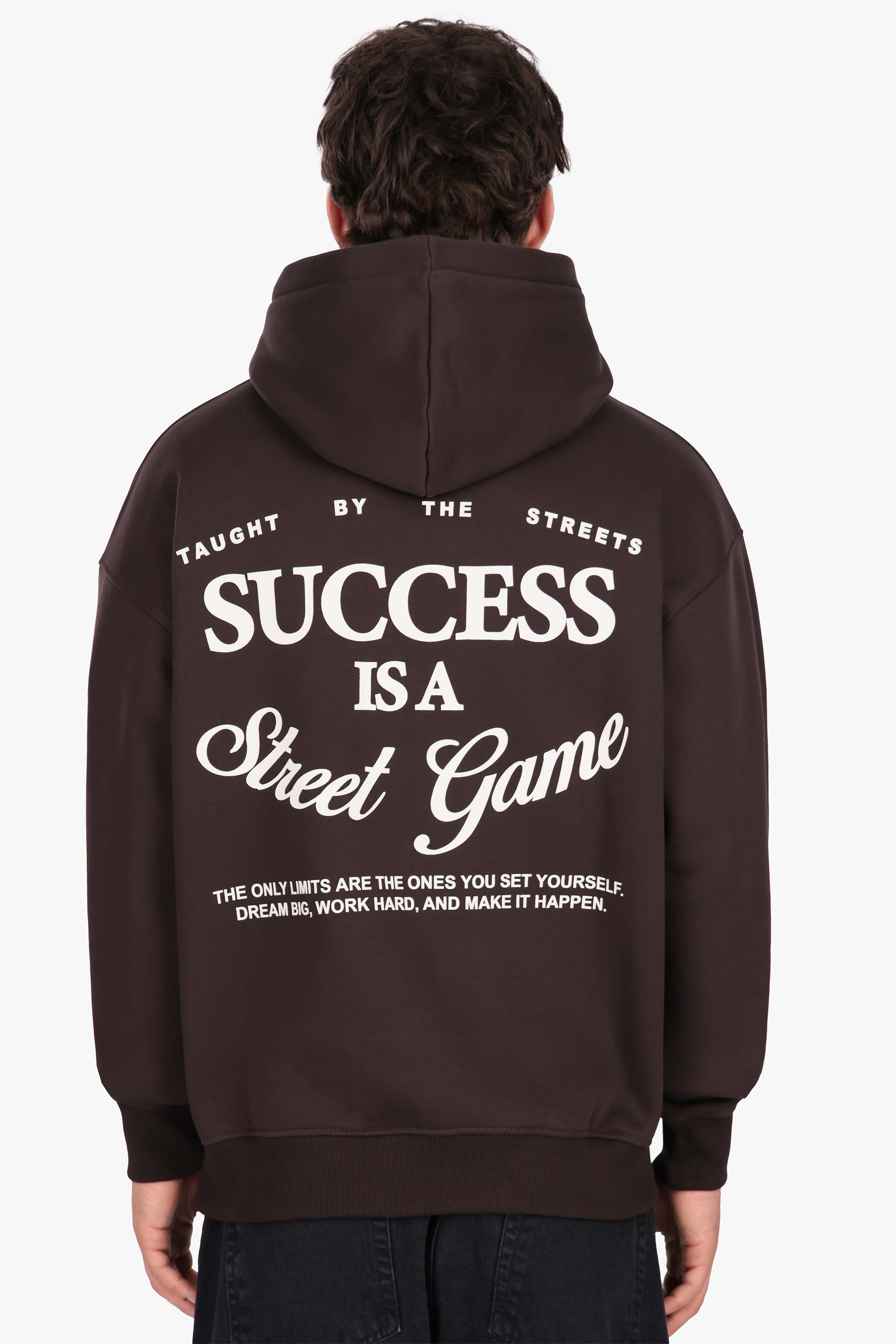 SUCCESS HOODIE CHOCOLATE