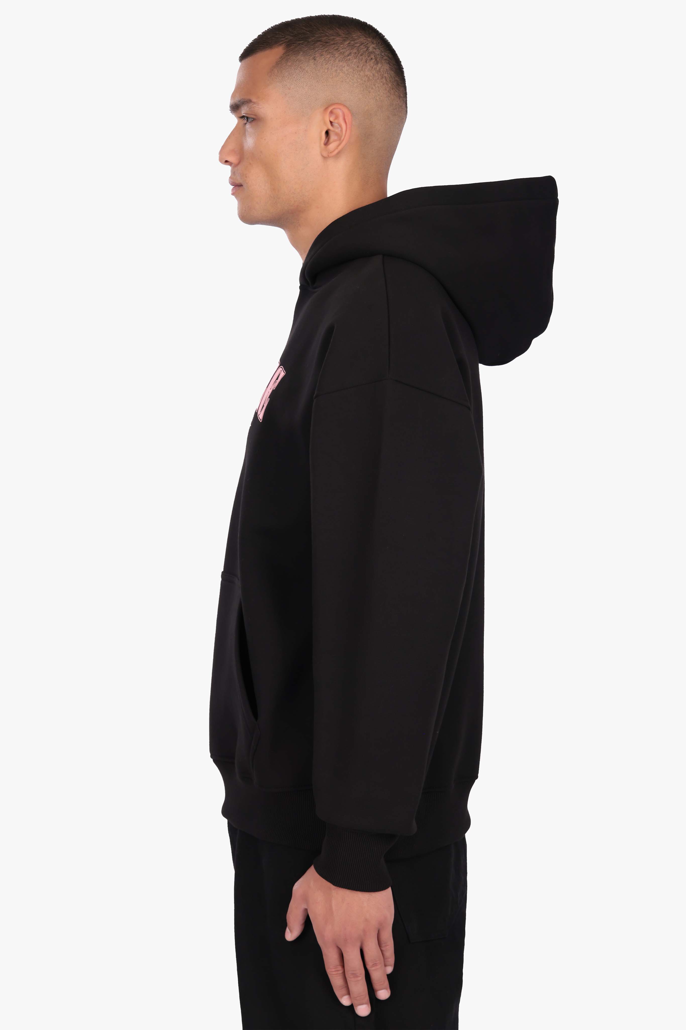 DROPSIZE SUCCESS GLITCH HOODIE JET BLACK