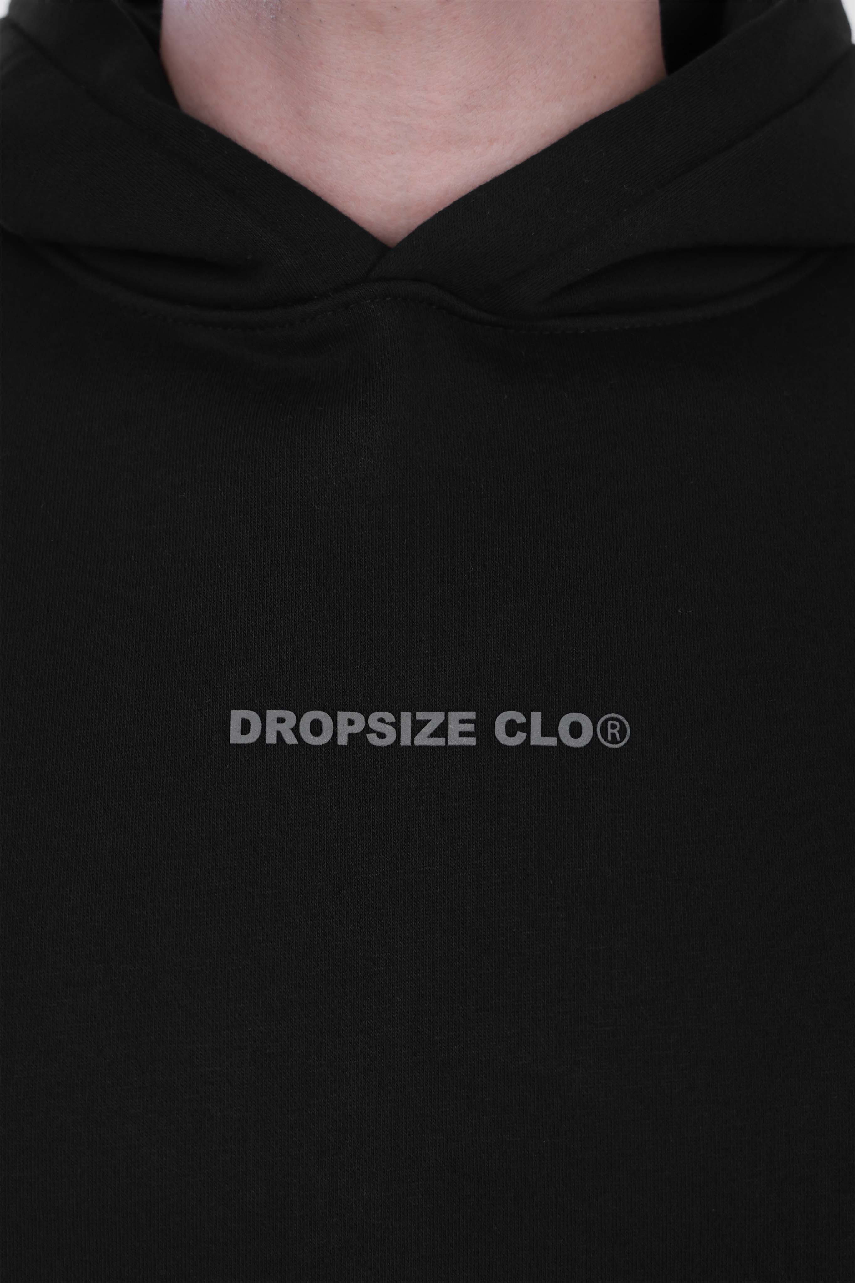 HEAVY OVERSIZE SUCCESS IS EARNED HOODIE BLACK