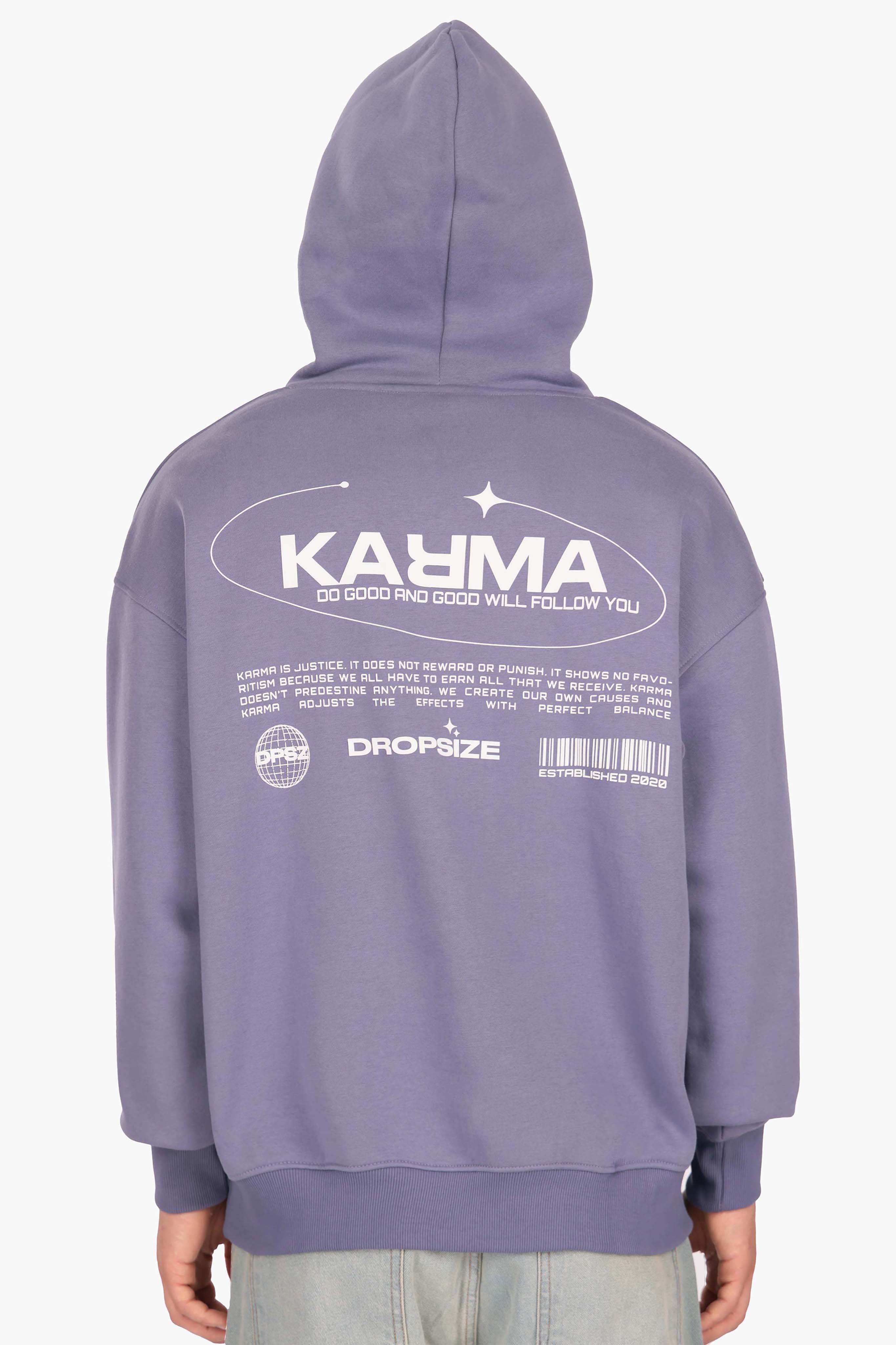 DROPSIZE KARMA HOODIE GRANITE