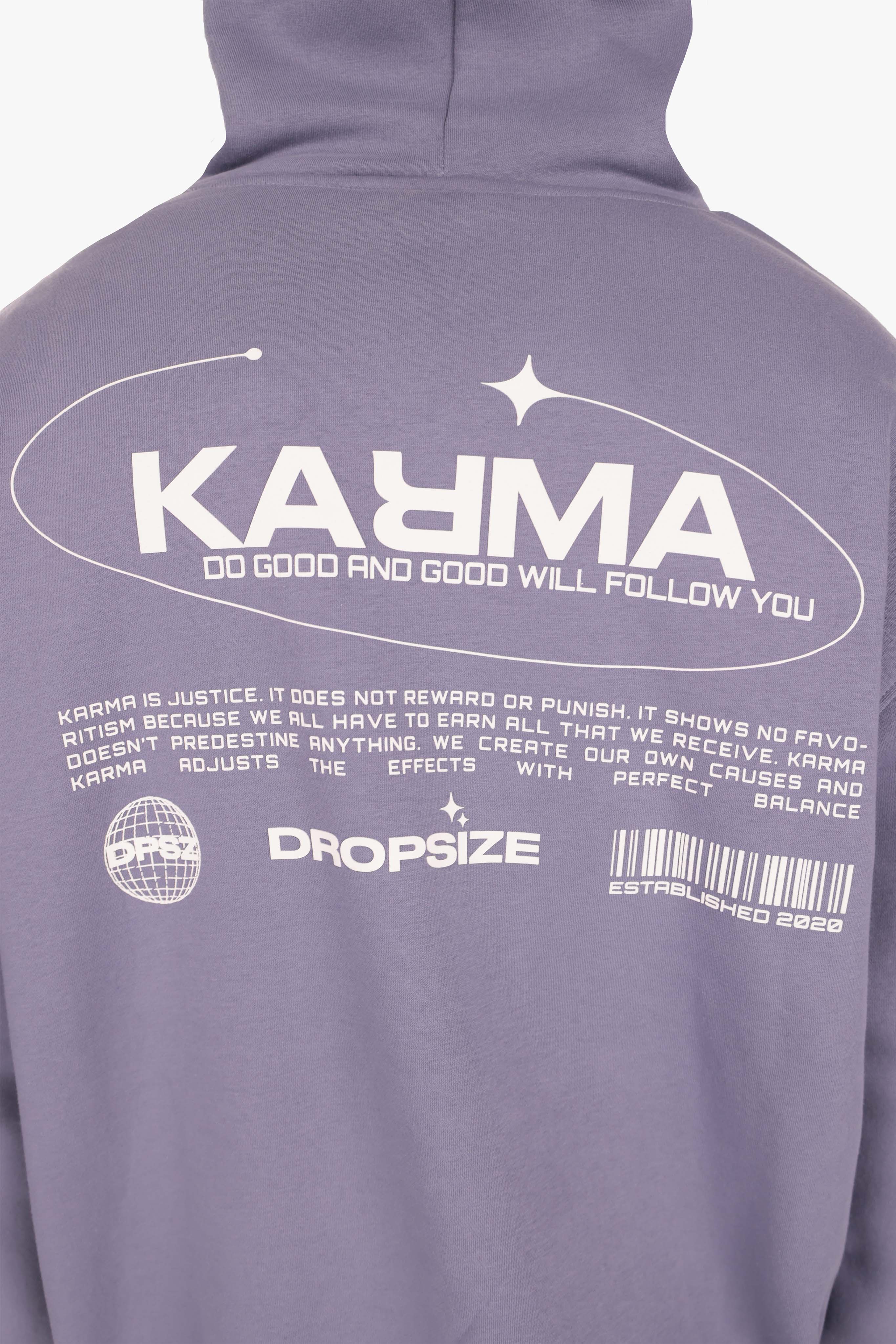 DROPSIZE KARMA HOODIE GRANITE