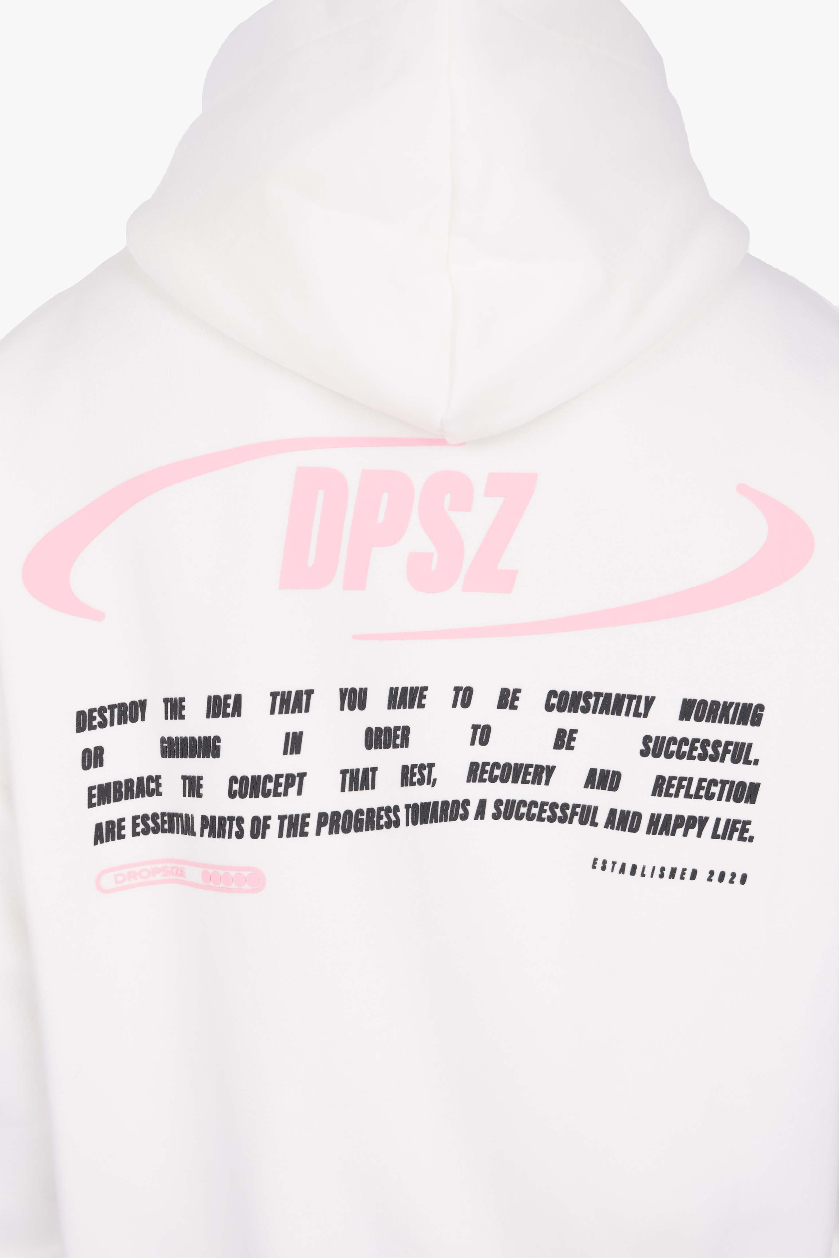 DROPSIZE DPSZ HOODIE CREAM WHITE