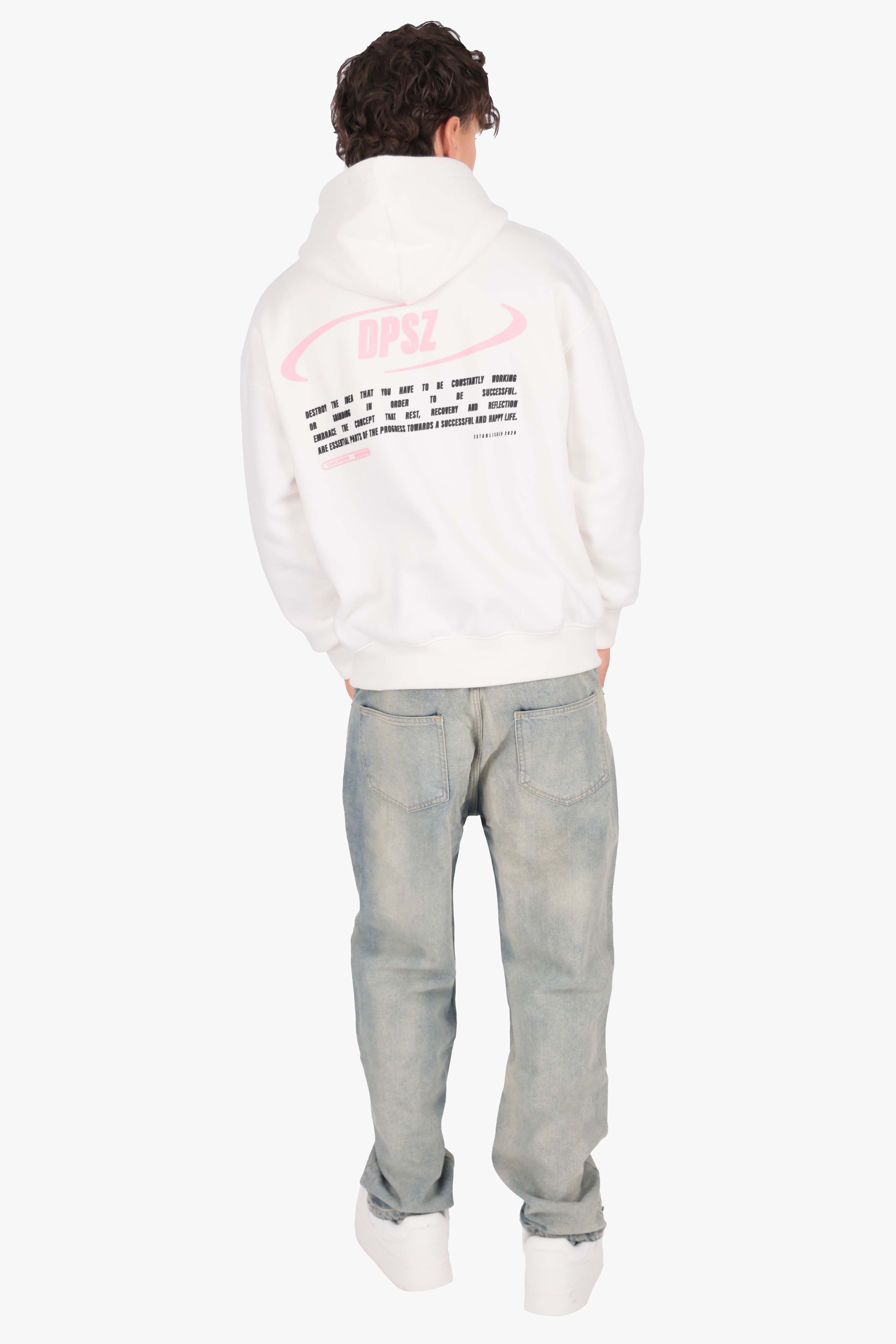 DROPSIZE DPSZ HOODIE CREAM WHITE