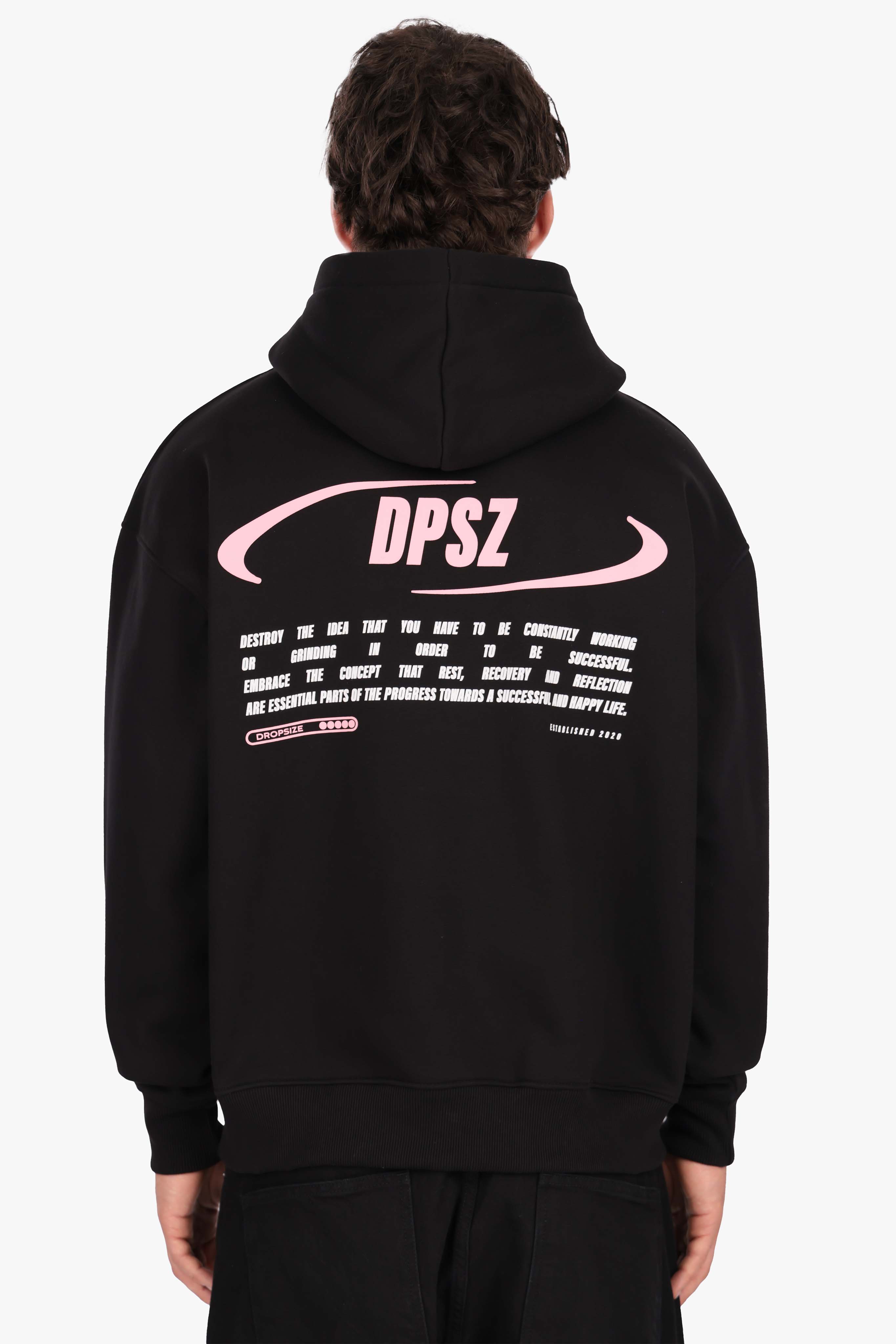 DROPSIZE DPSZ HOODIE JET BLACK