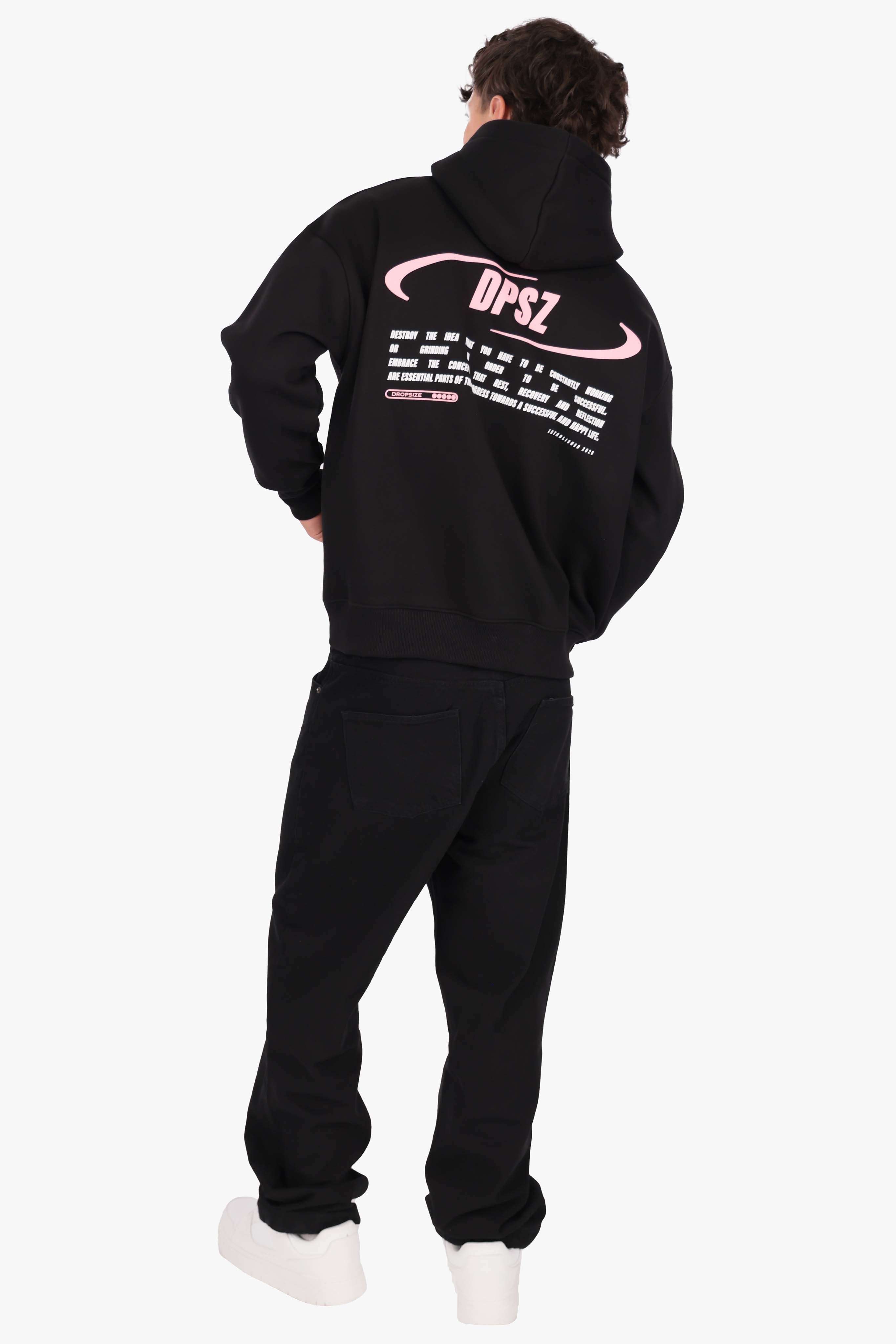 DROPSIZE DPSZ HOODIE JET BLACK