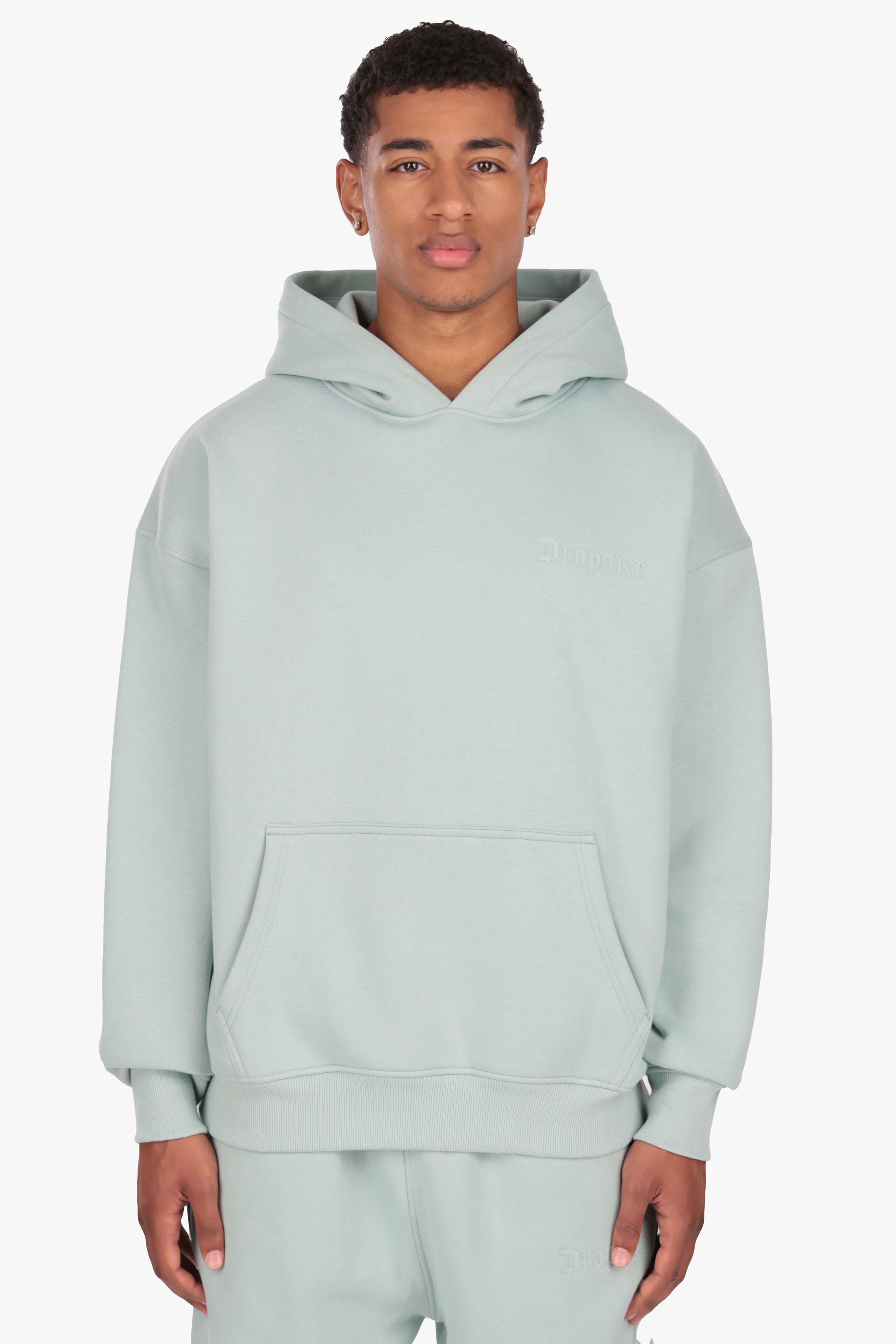 HEAVY OVERSIZE HD LOGO HOODIE  HARBOR