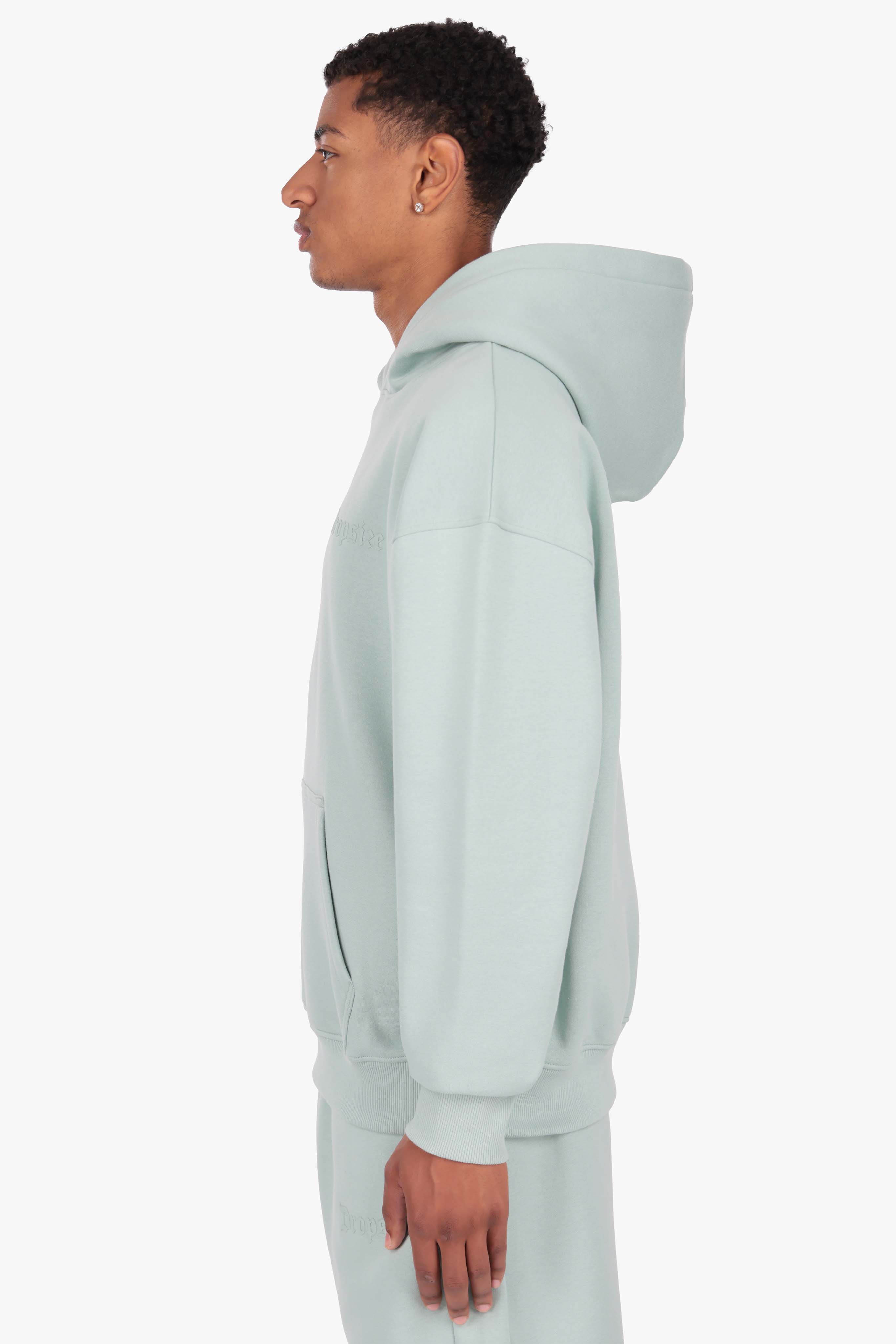 HEAVY OVERSIZE HD LOGO HOODIE  HARBOR