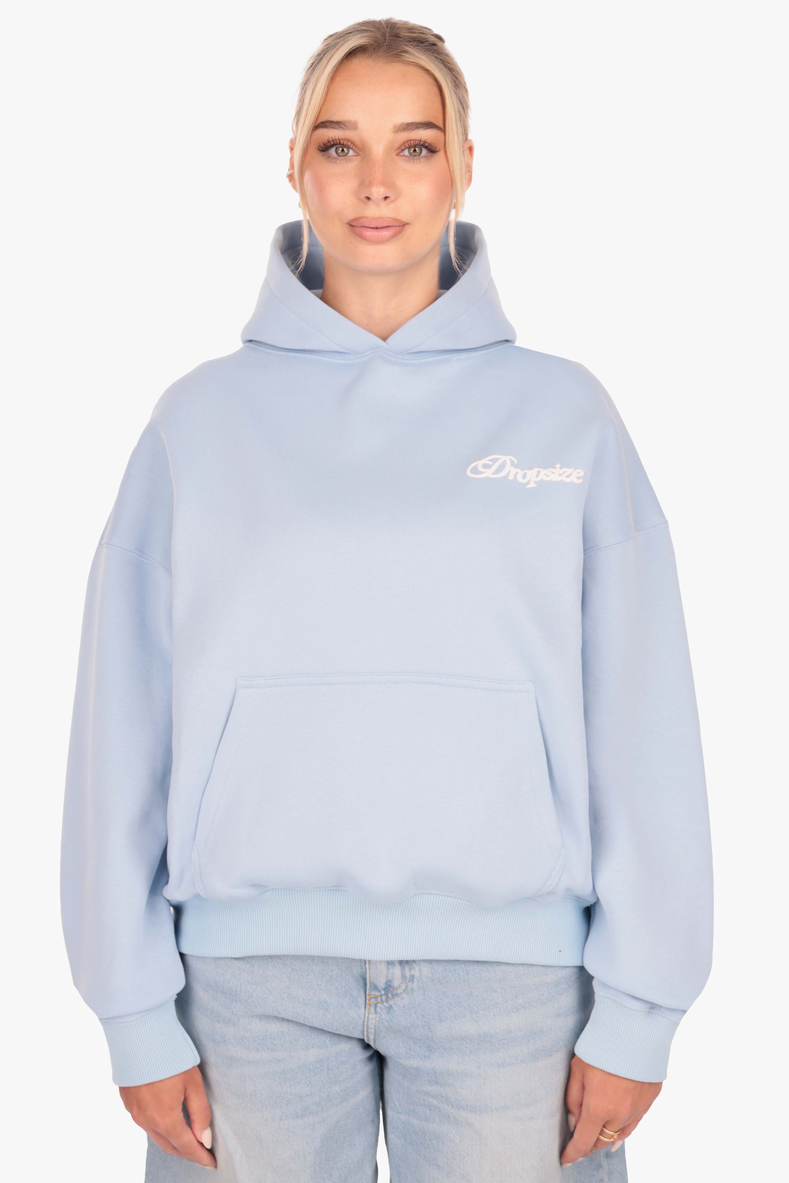 WOMENS MIRACLE HOODIE BABY BLUE