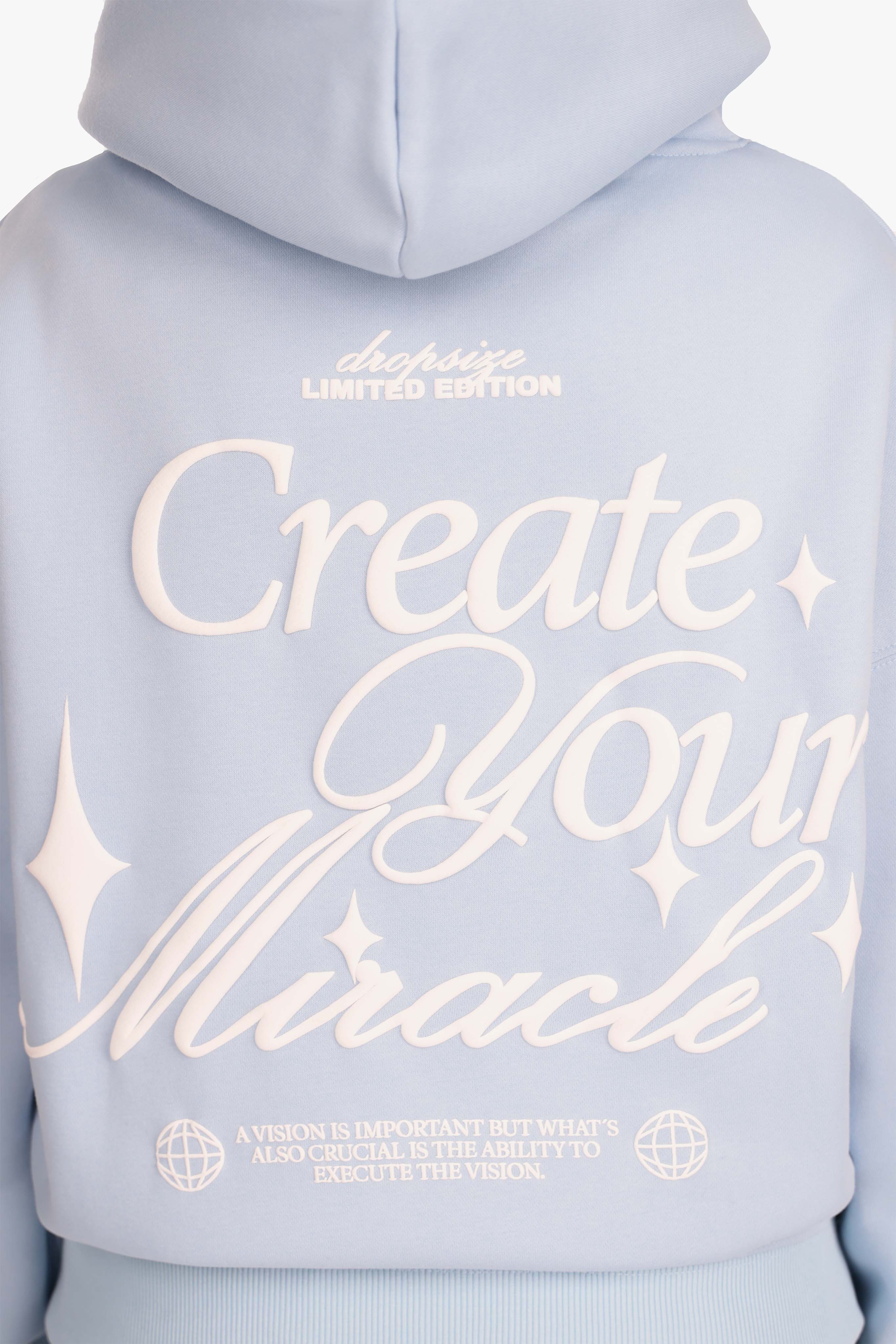 WOMENS MIRACLE HOODIE BABY BLUE