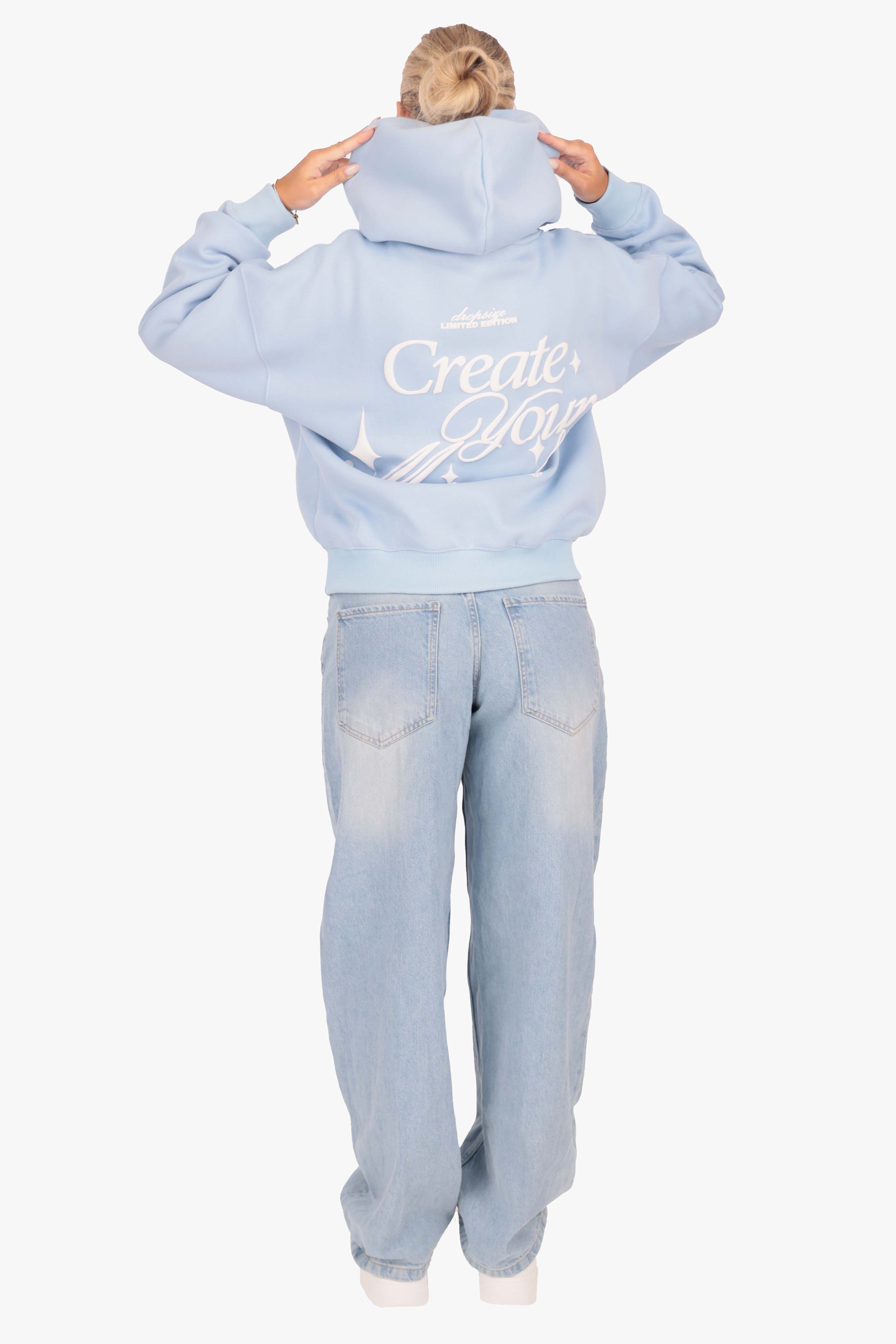 WOMENS MIRACLE HOODIE BABY BLUE