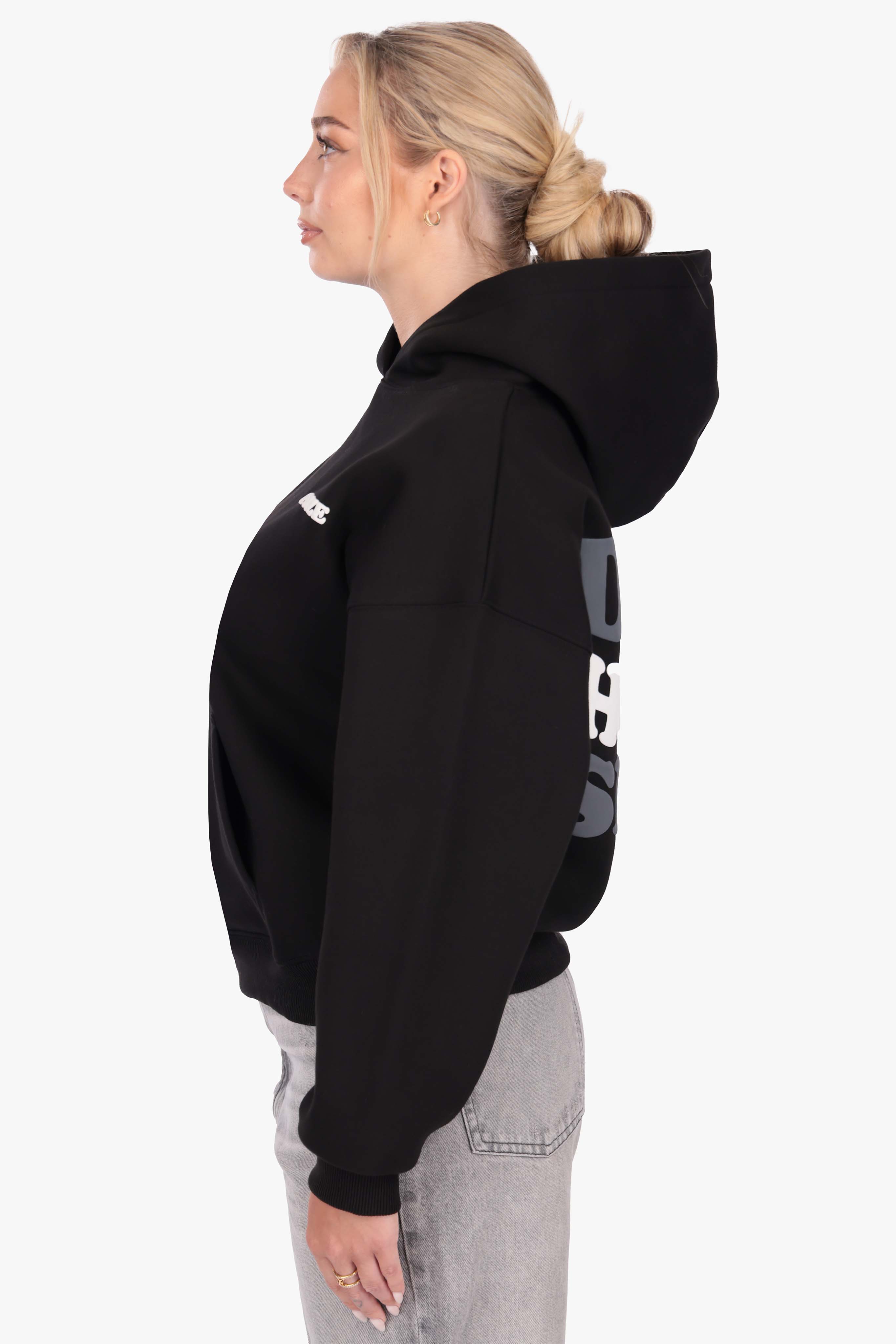 WOMENS DREAM AND SHINE HOODIE BLACK