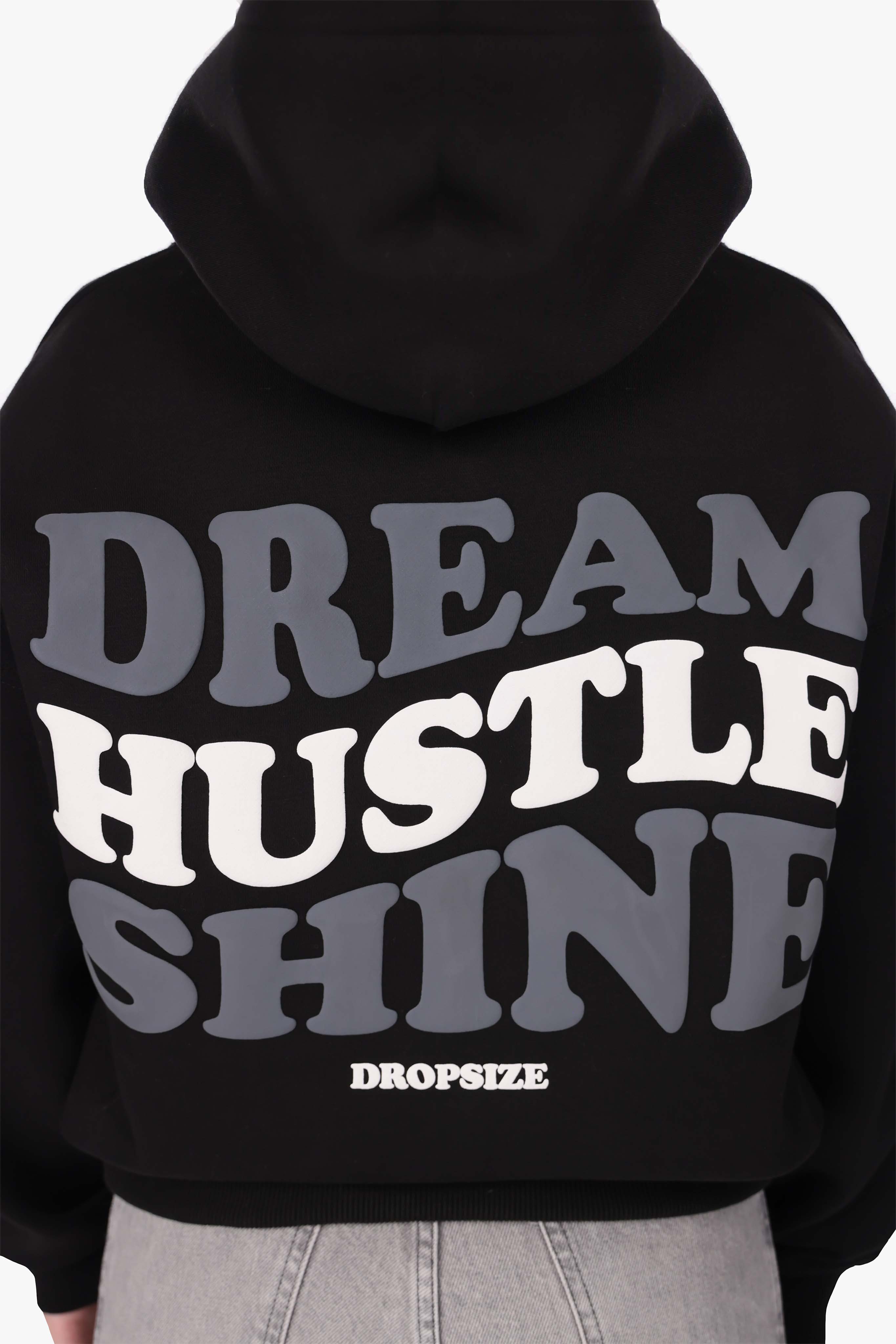 WOMENS DREAM AND SHINE HOODIE BLACK