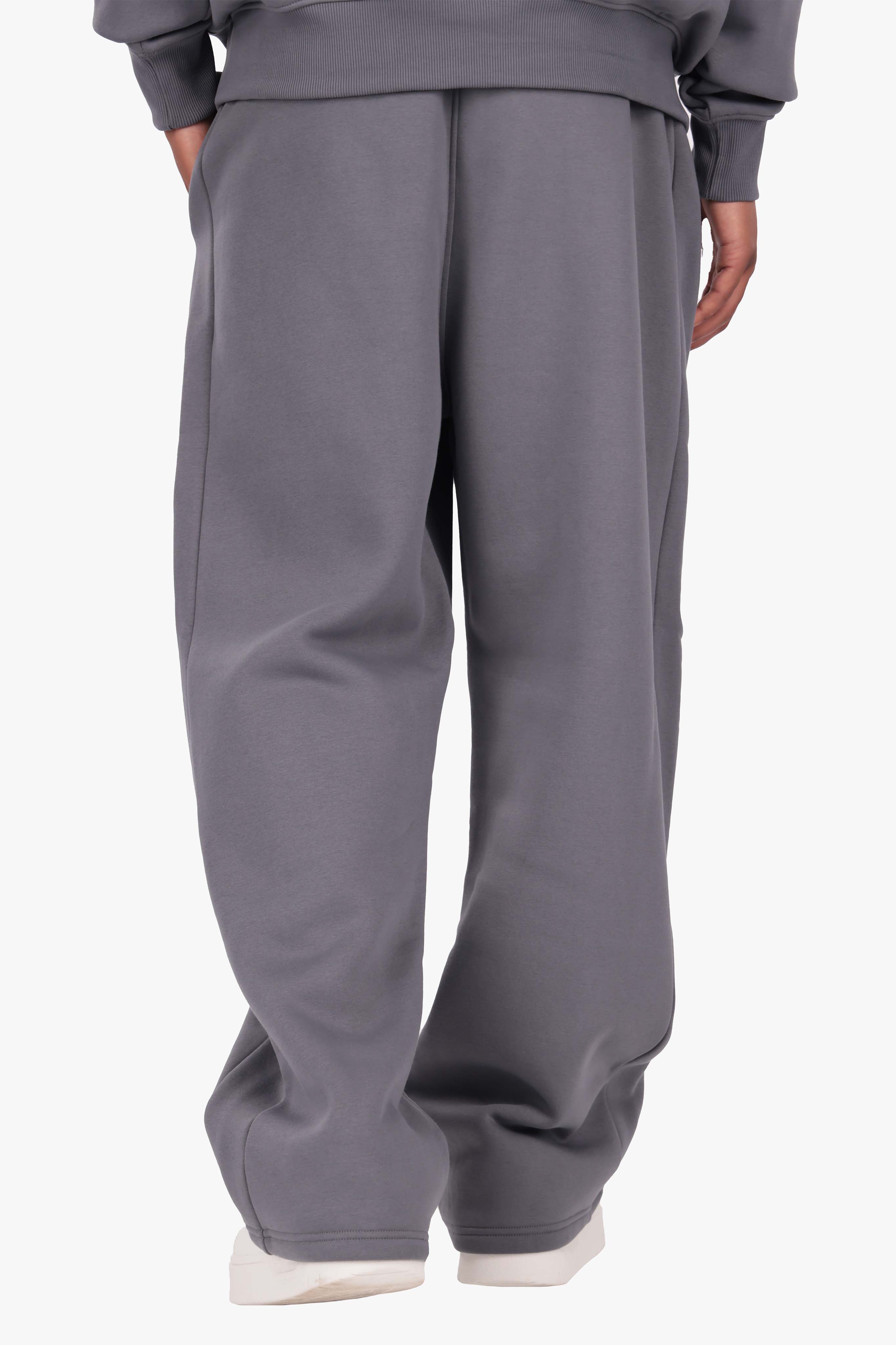 HD LOGO OPEN LEG JOGGER STEEL GREY