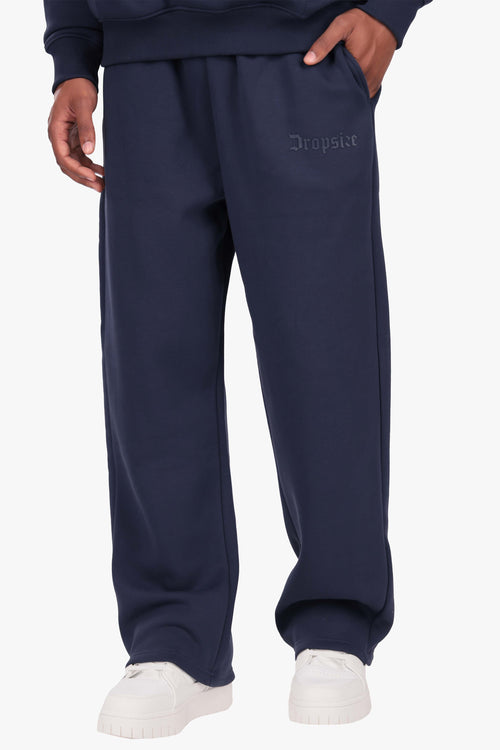 HD LOGO OPEN LEG JOGGER SPACE BLUE