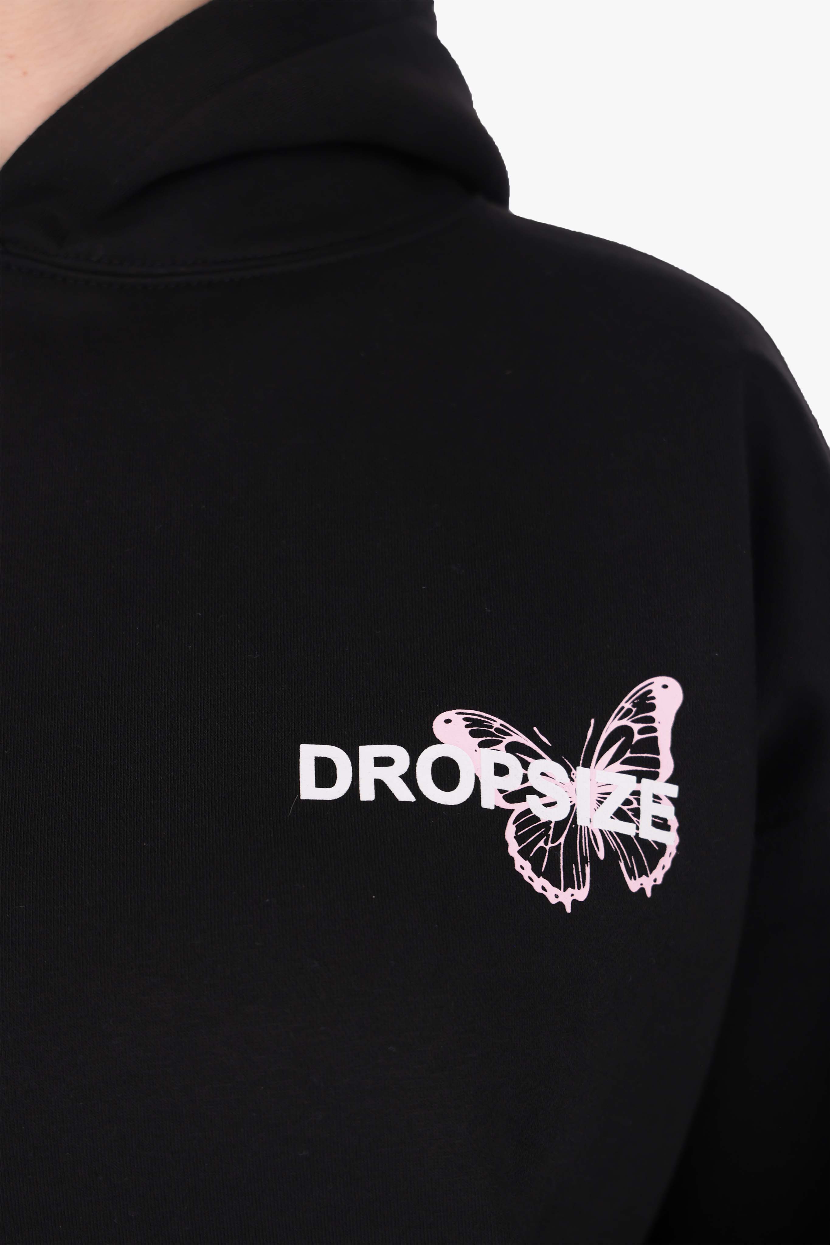 WOMENS NO LIMITS BUTTERFLY HOODIE BLACK