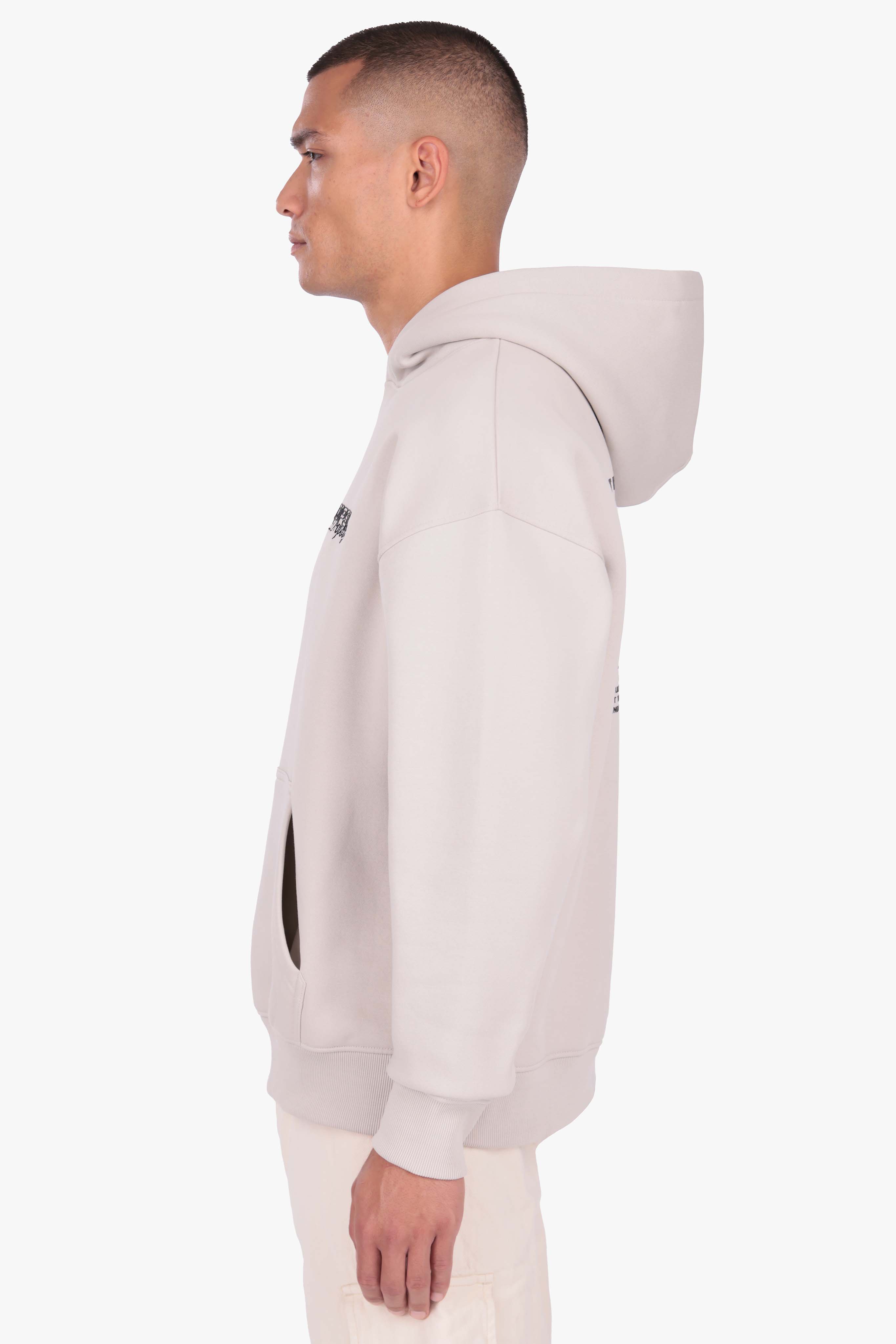 DROPSIZE AUTHENTIC HOODIE MOON BEAM