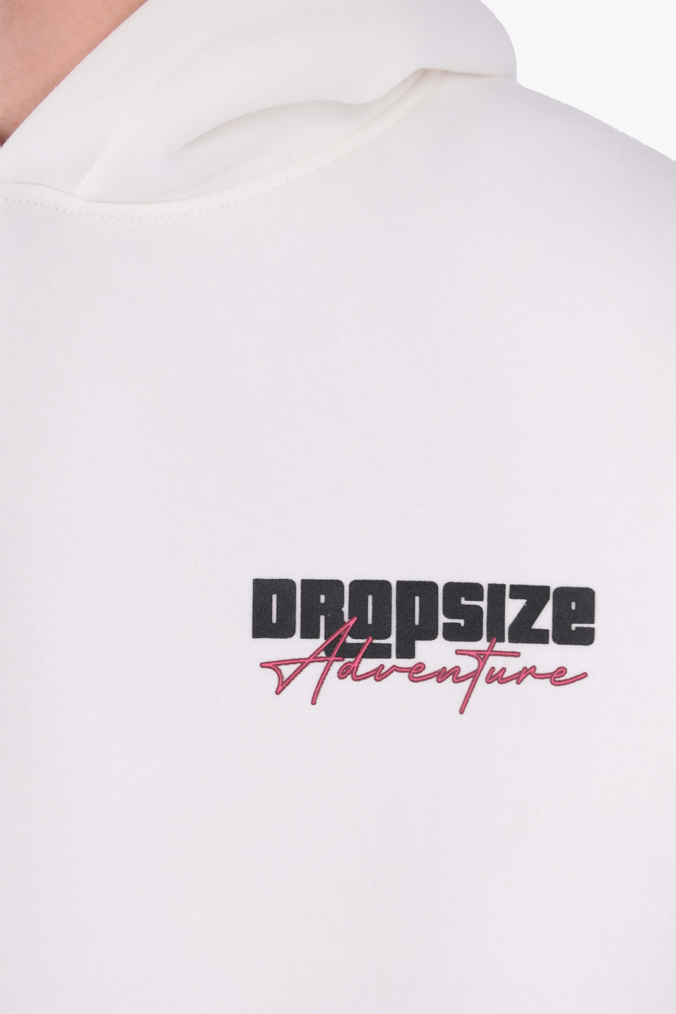 HEAVY OVERSIZE ADVENTURE HOODIE CREAM WHITE