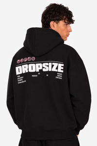 DROPSIZE EXCLUSIVE HOODIE JET BLACK