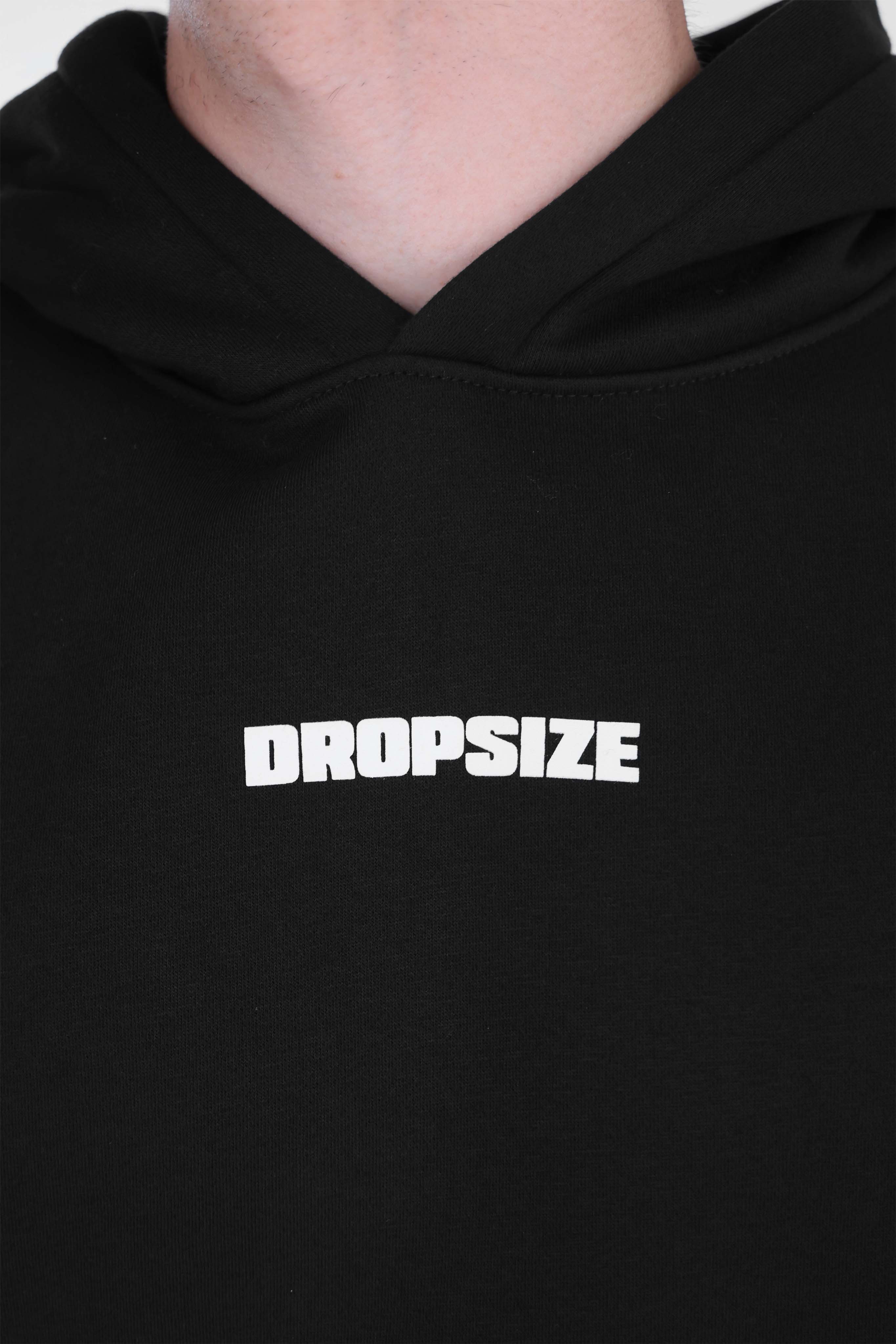 DROPSIZE EXCLUSIVE HOODIE JET BLACK