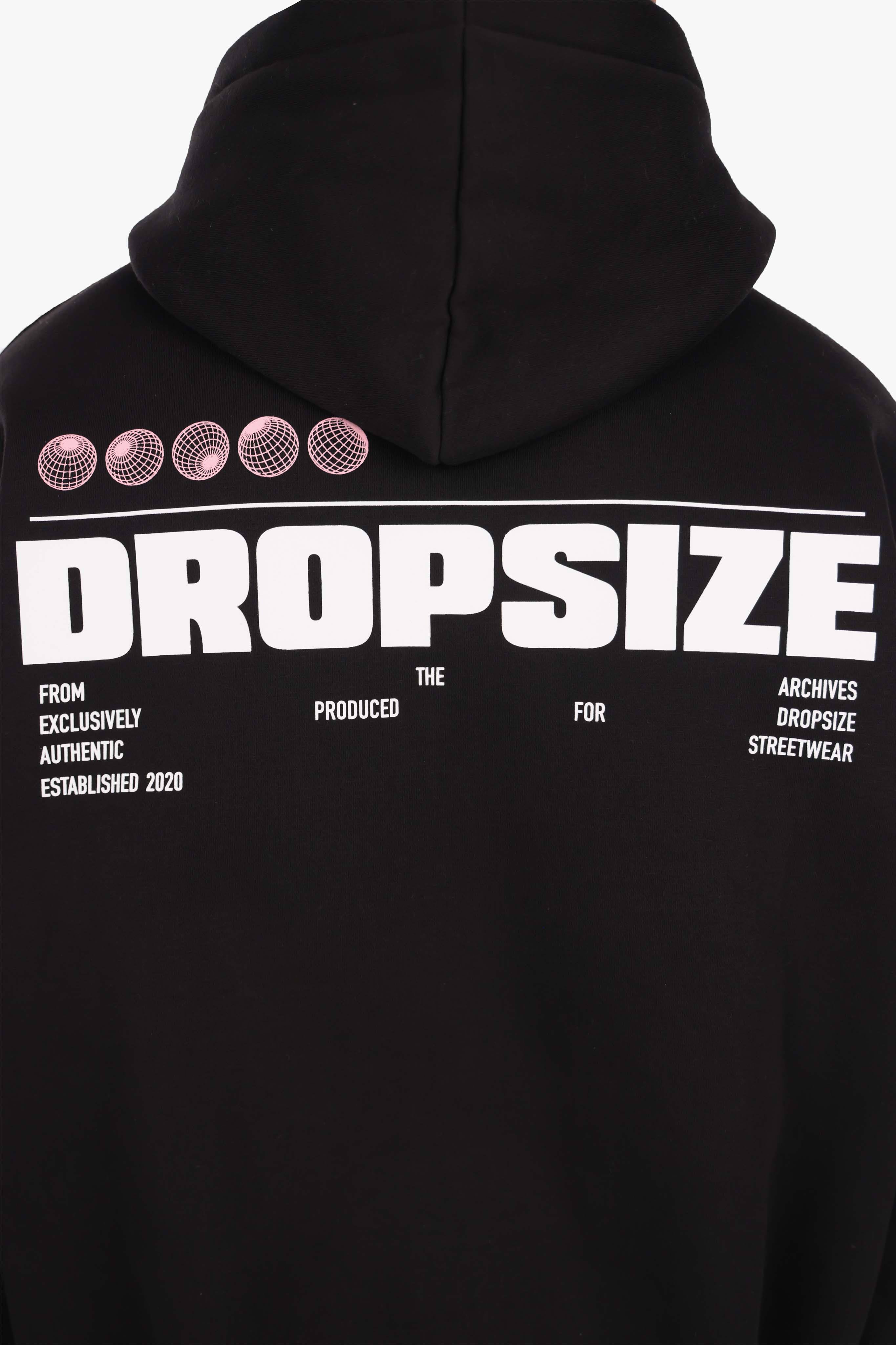 DROPSIZE EXCLUSIVE HOODIE JET BLACK
