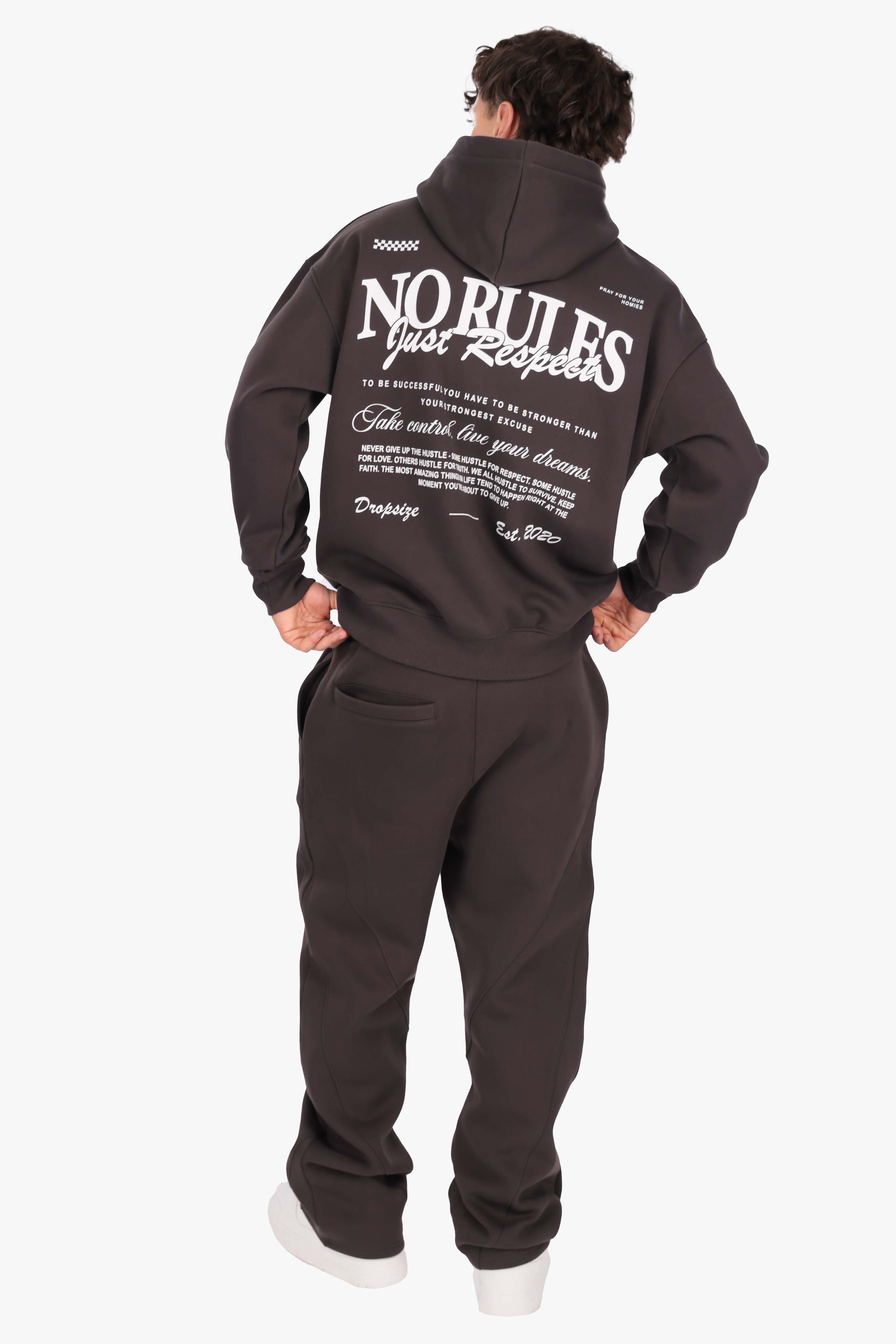 DROPSIZE SEAM JOGGER WASHED BLACK