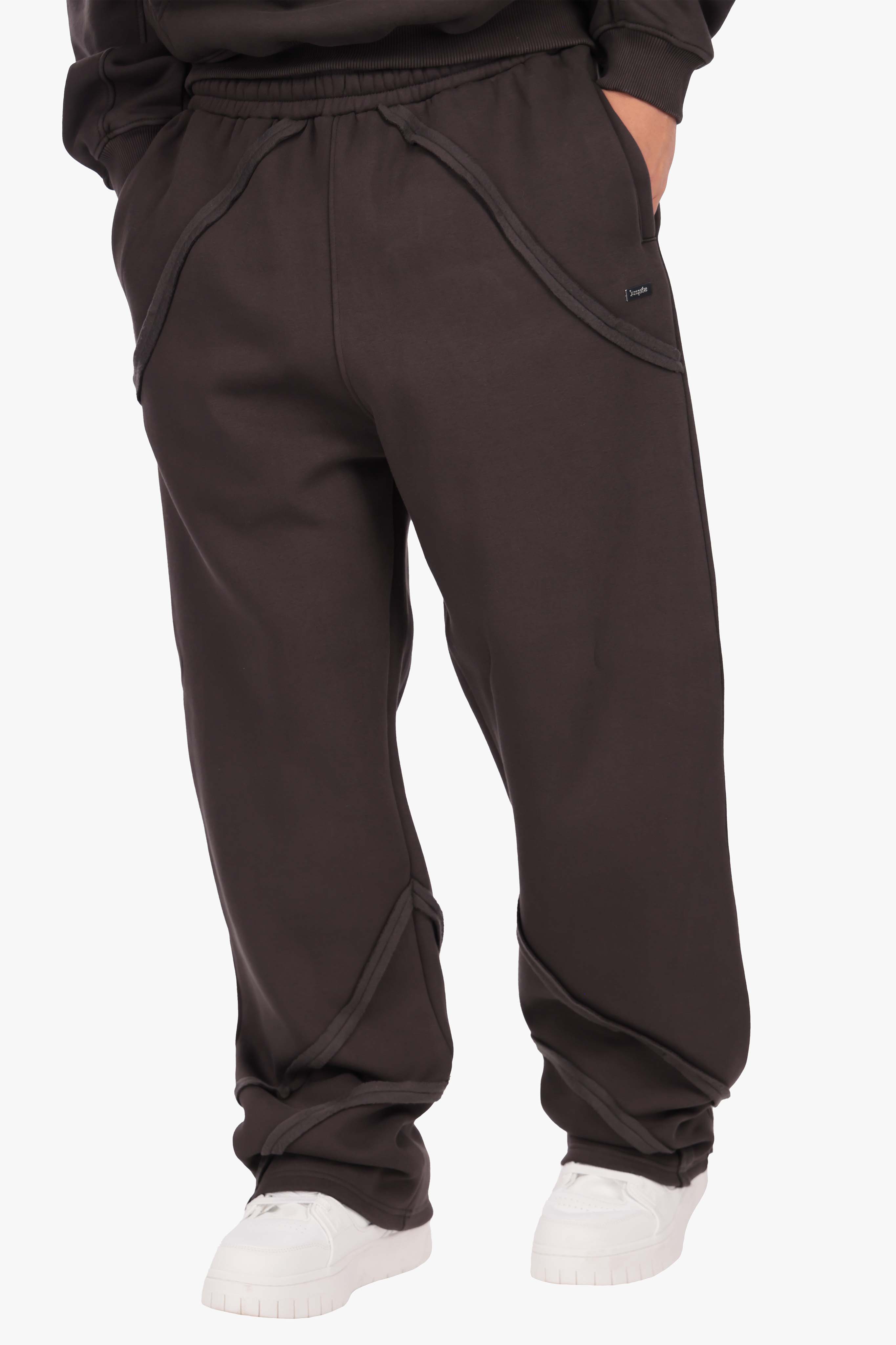 DROPSIZE WAVY SEAM JOGGER WASHED BLACK