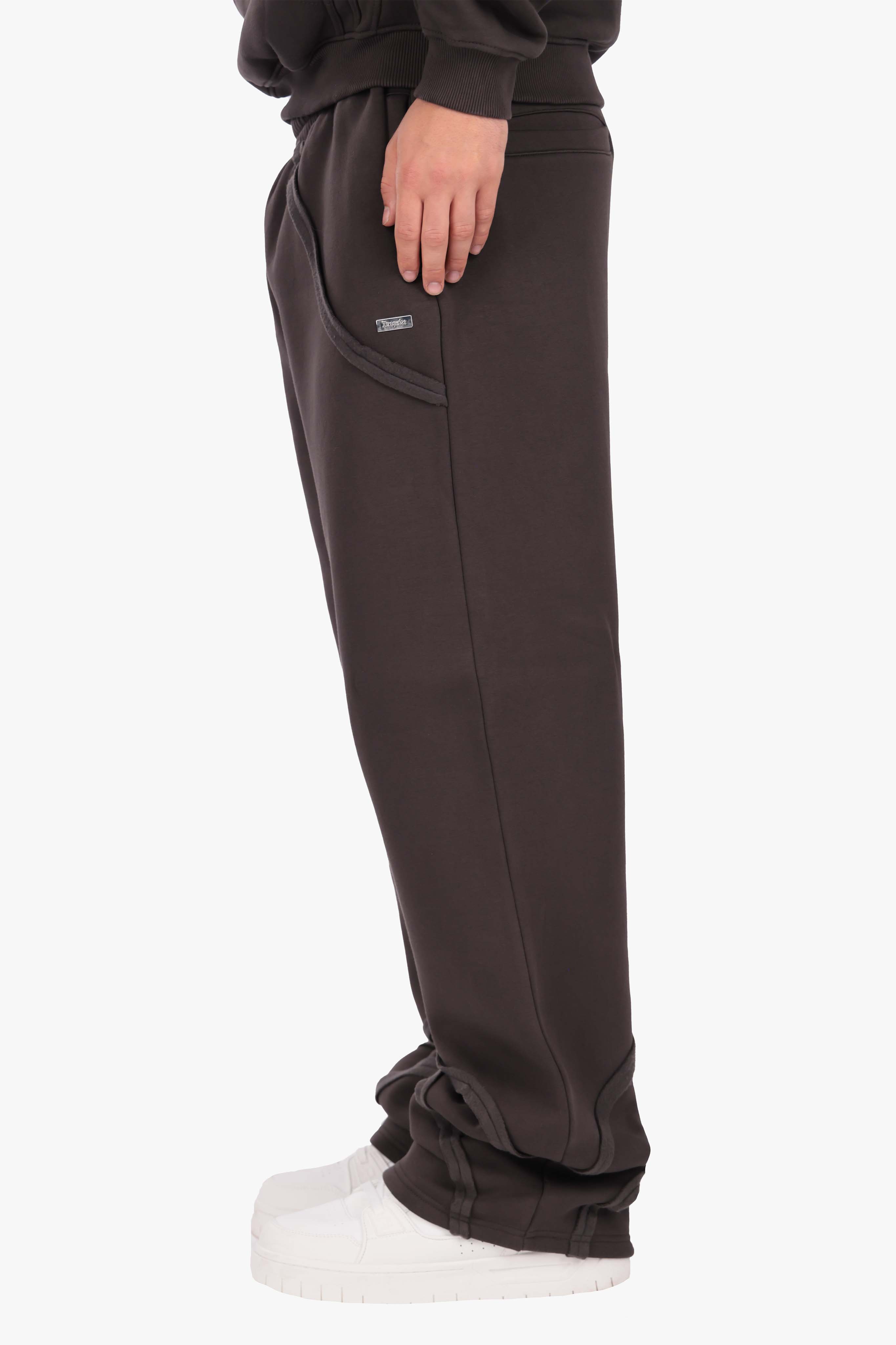 DROPSIZE WAVY SEAM JOGGER WASHED BLACK