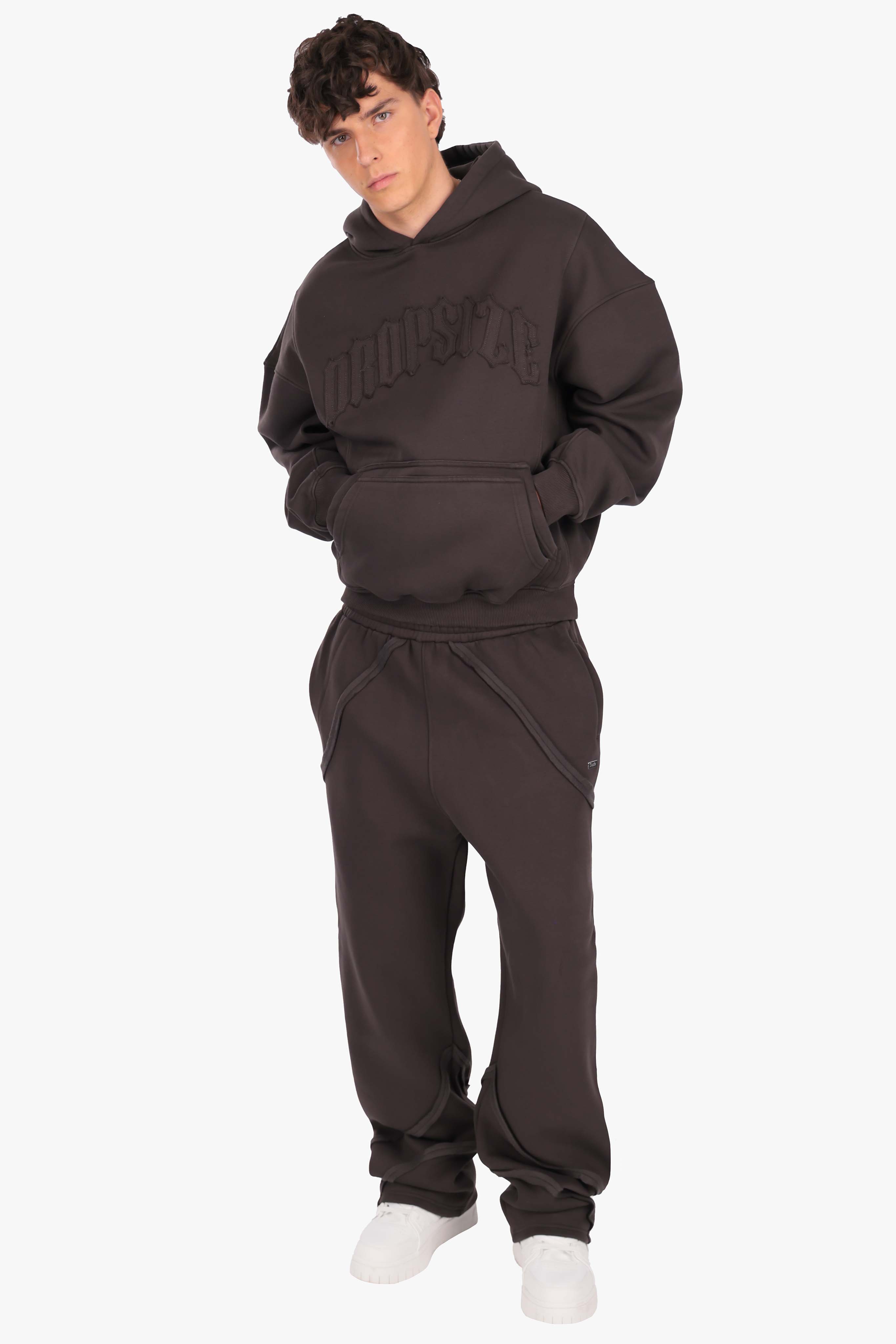 DROPSIZE WAVY SEAM JOGGER WASHED BLACK