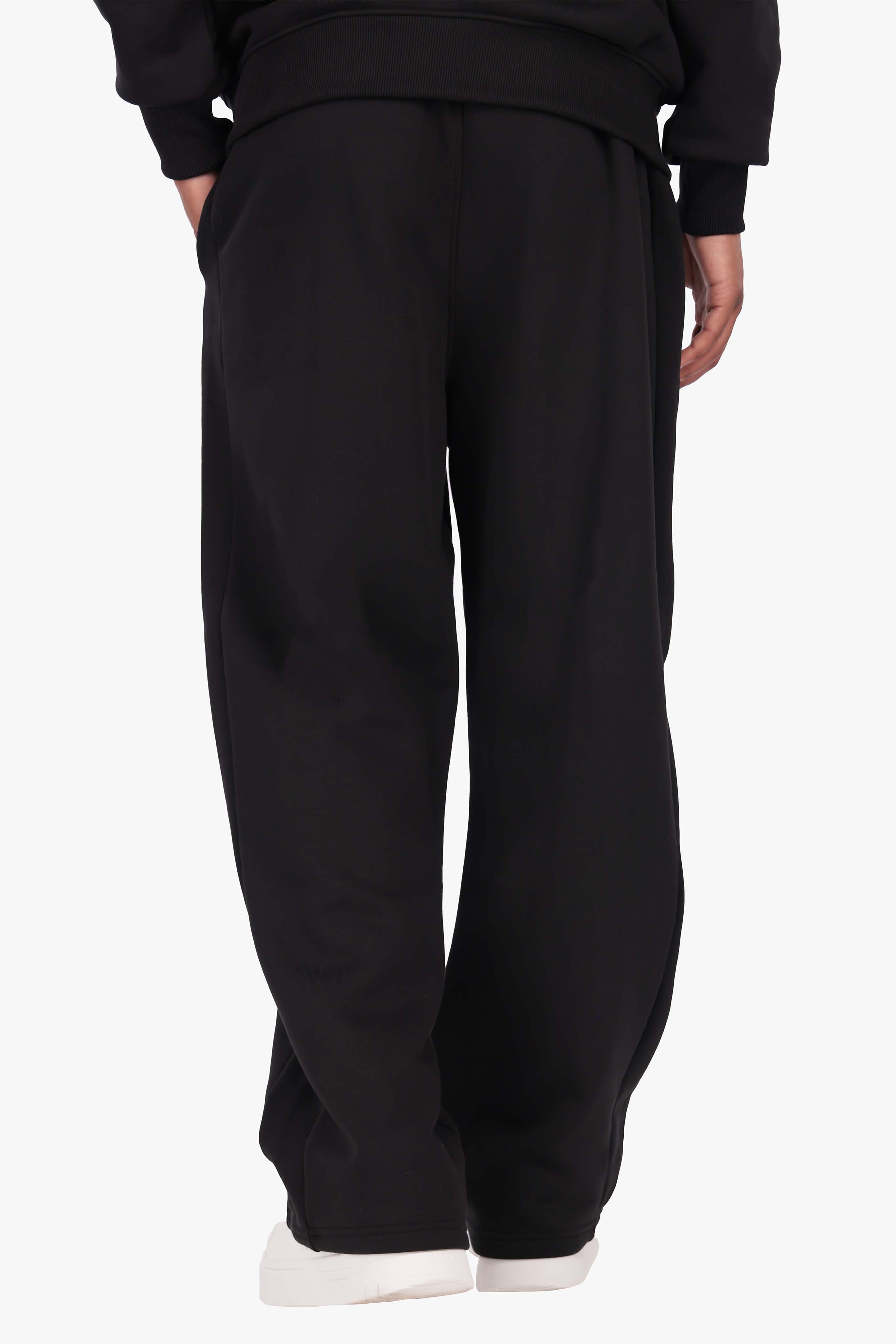 HD OPEN LEG JOGGER BLACK