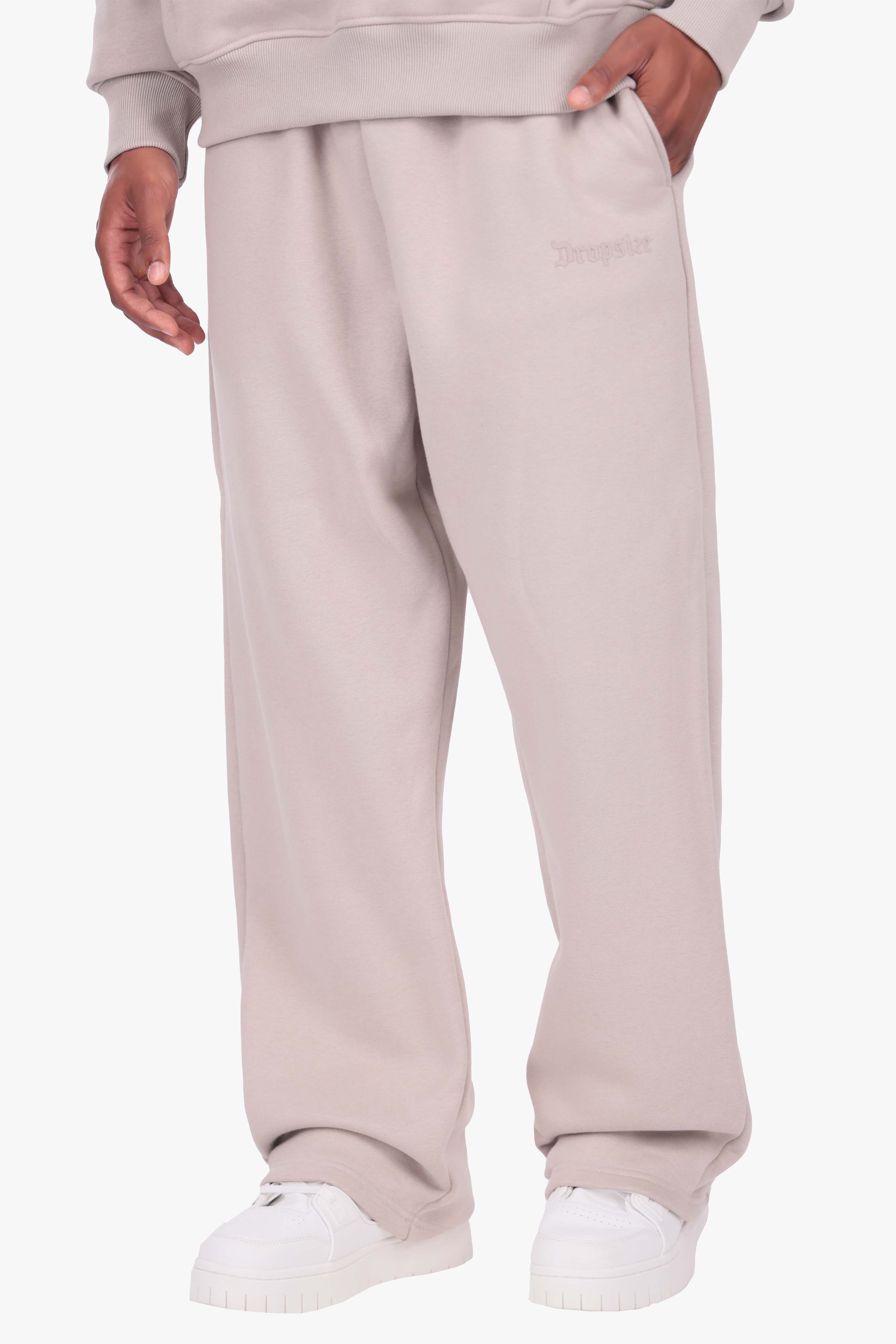 HD LOGO OPEN LEG JOGGER MUSHROOM