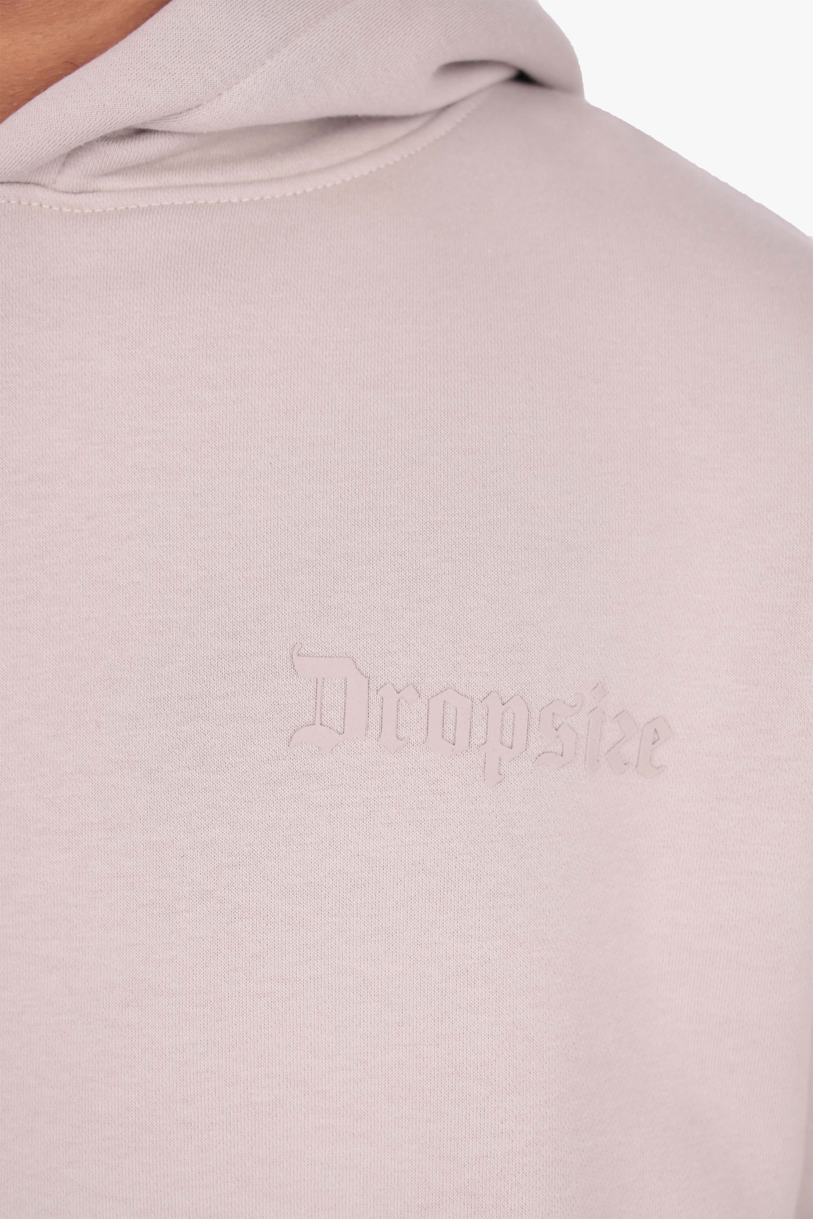 HEAVY OVERSIZE HD LOGO HOODIE MUSHROOM